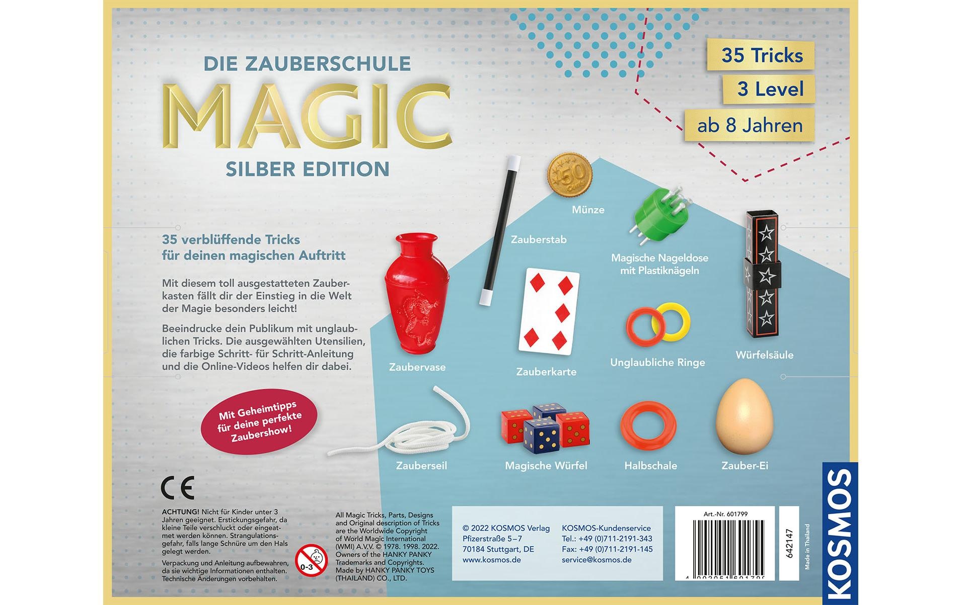 Kosmos Spiel »Die Zauberschule Magic - Silberfarben Edition«