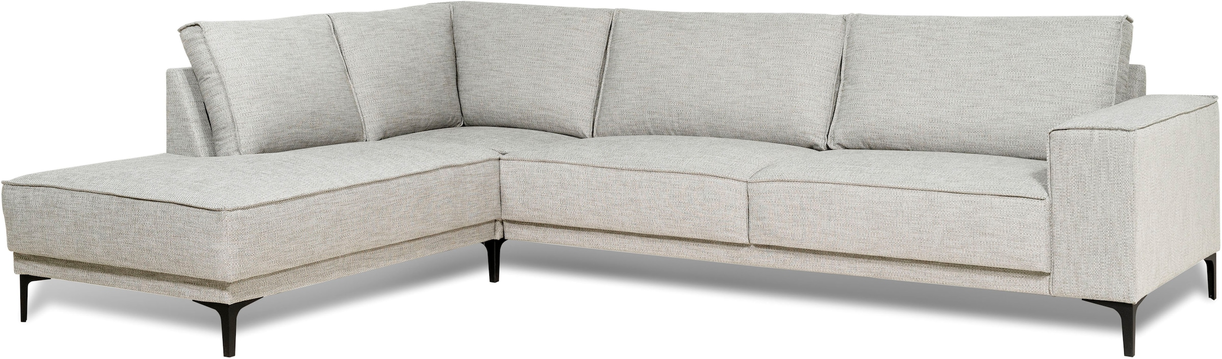 Places of Style Ecksofa Oland, L-Form, inkl. Rückenkissen, hochwertige Verarbeitung