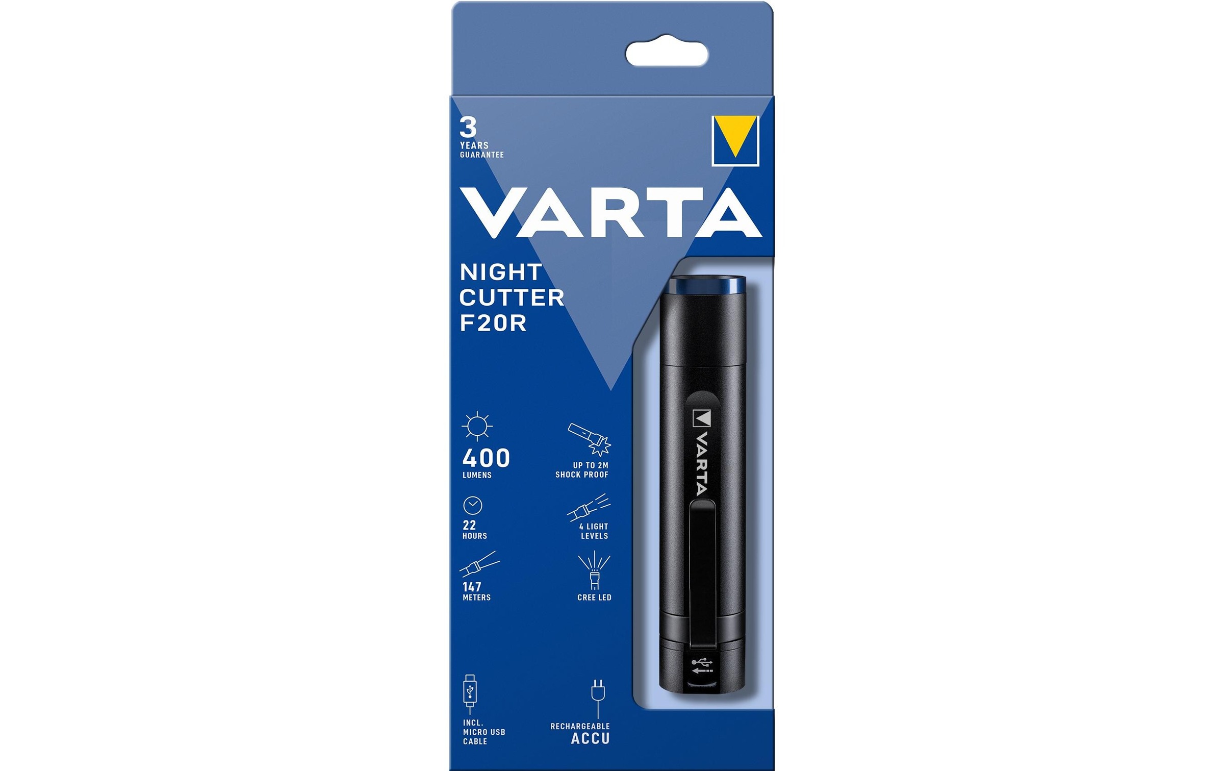 VARTA LED Taschenlampe »Night Cutter F20«