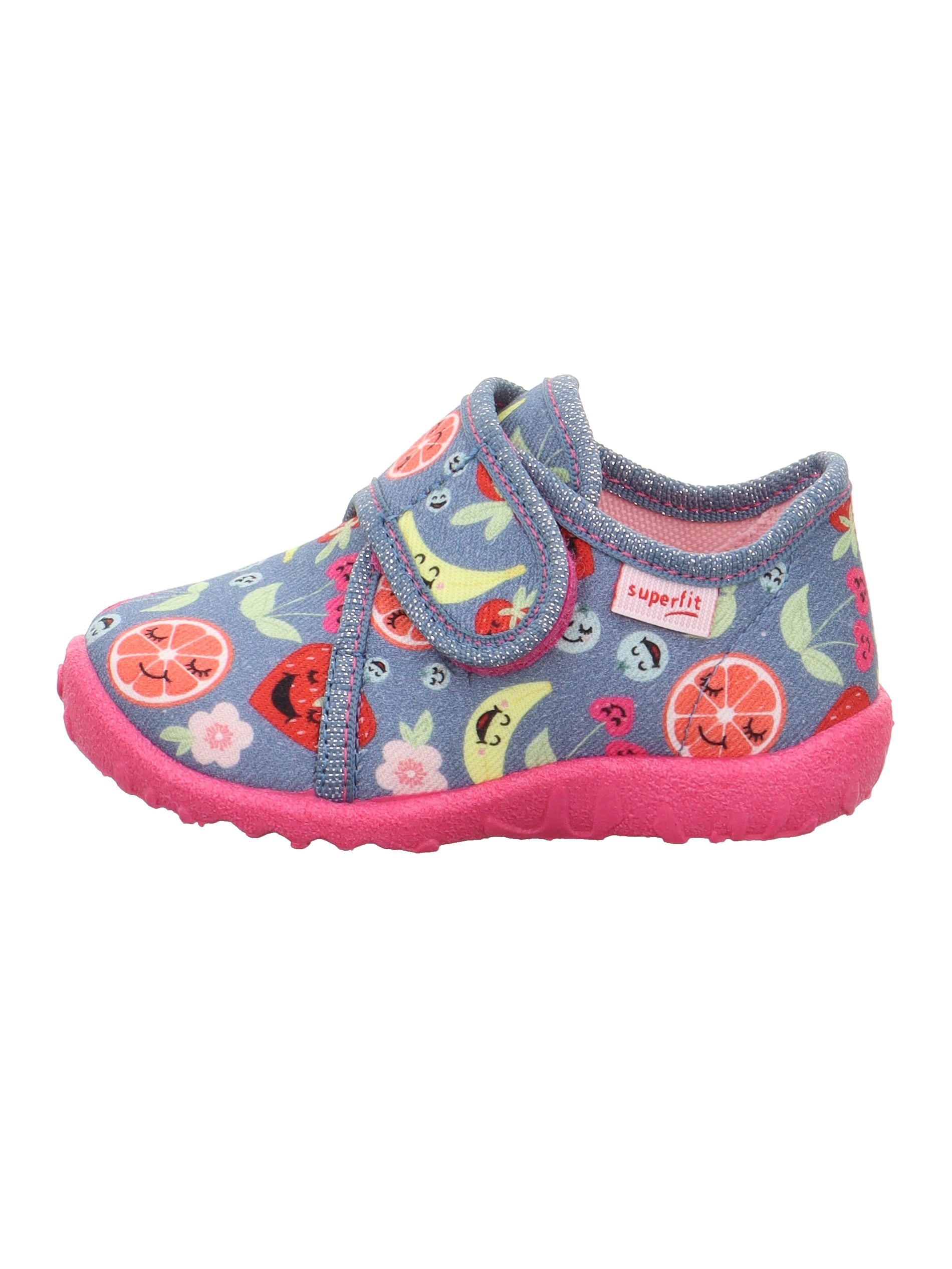 Superfit Hausschuh »SPOTTY WMS: mittel«  Klettschuh, mit süssem Motiv, Grössenschablone zum Download