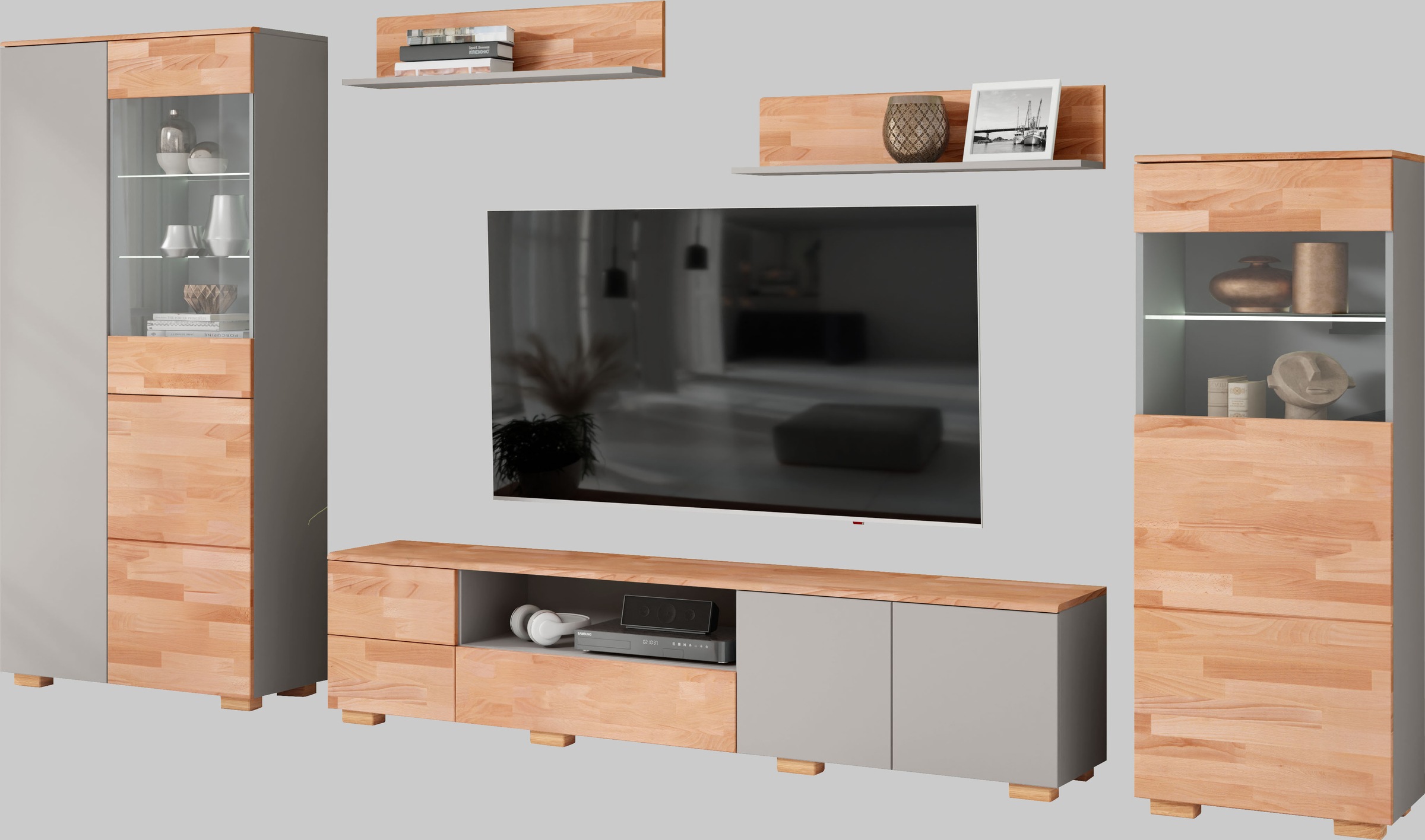 Image of GOODproduct Wohnwand 5 Stk. tlg.
