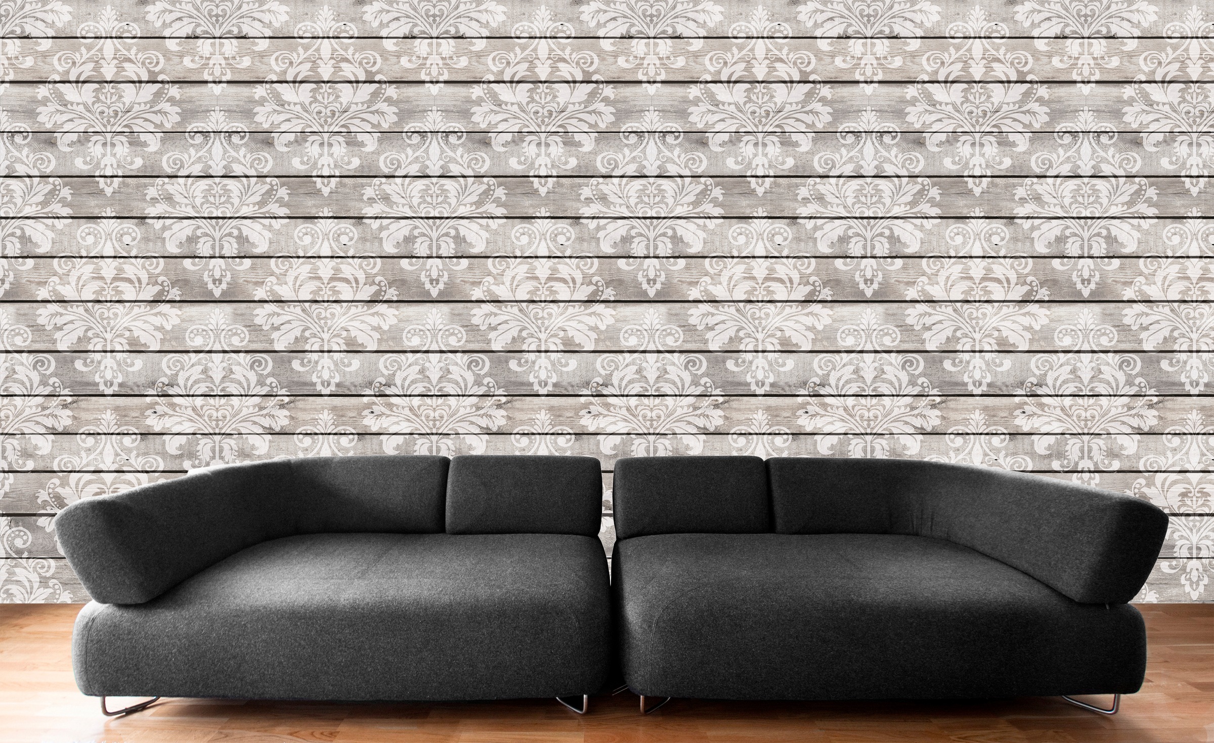 queence Vinyltapete »Souckealh« Holz | Motiv | Retro | bedruckt | gemustert glatt 90x250cm, selbstklebend, kinderleichte Anbringung, , Sticker