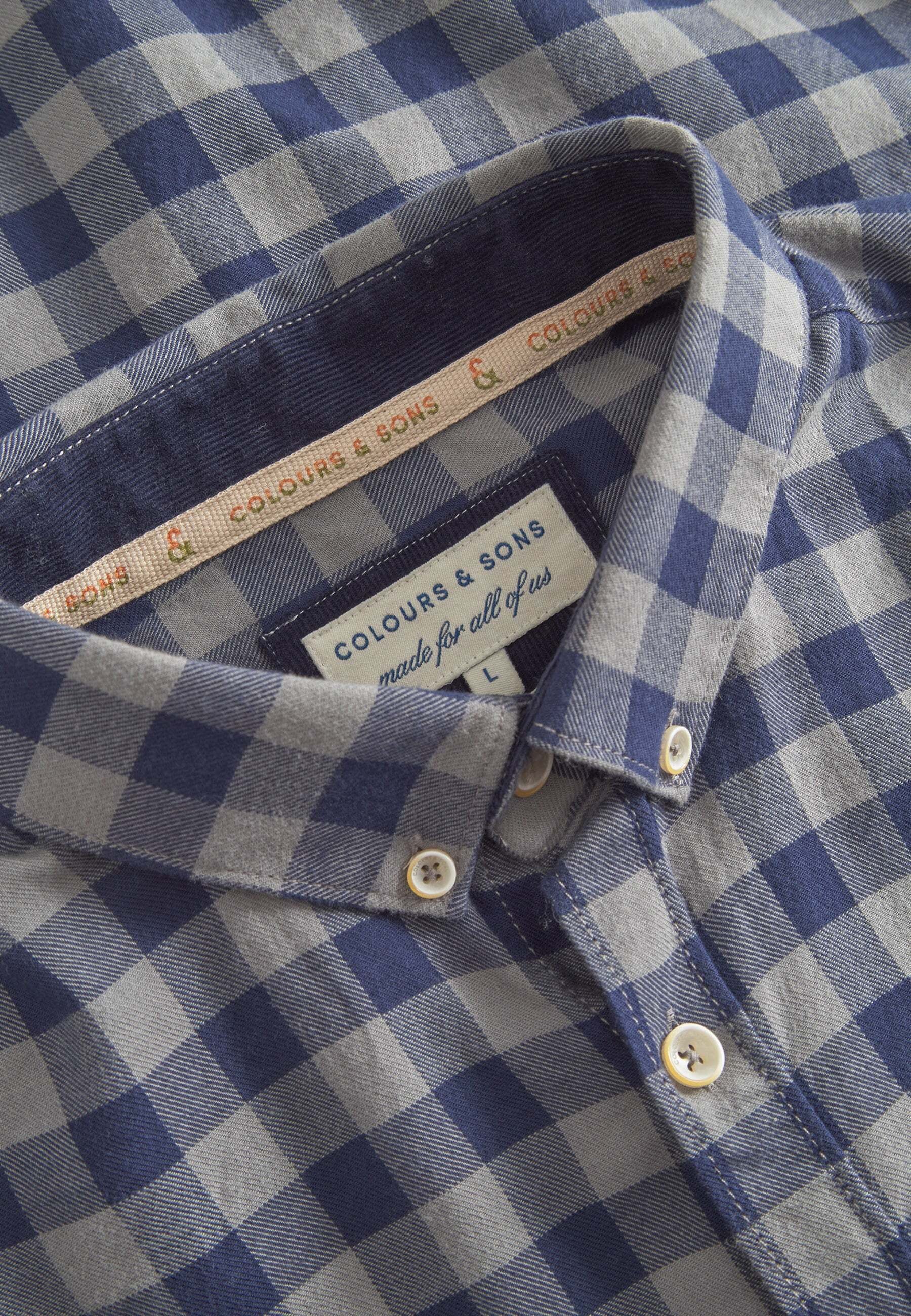 colours & sons Langarmhemd »colours & sons Langarmhemd Shirt Printed«