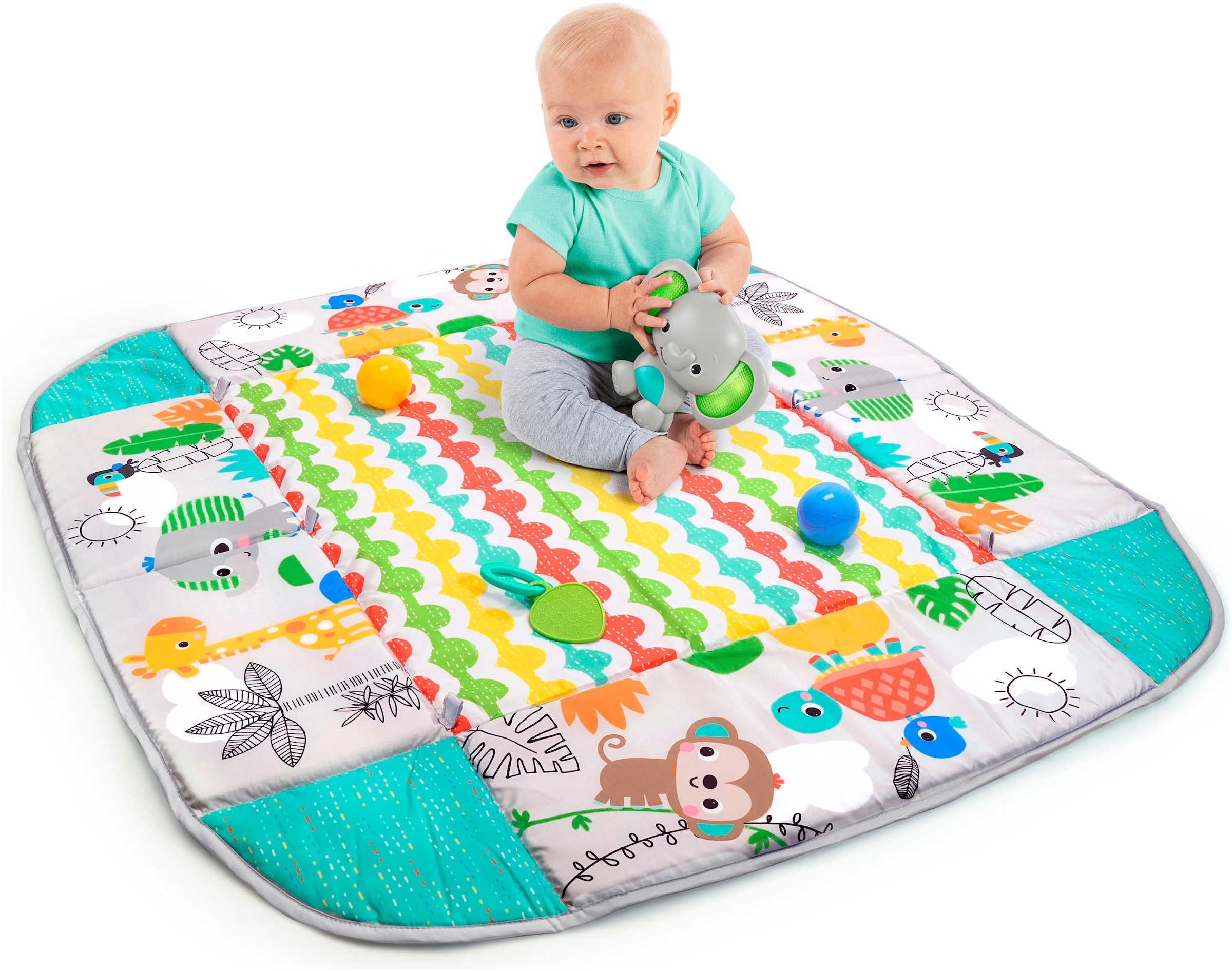 Bright Starts Arche de jeu »5-in-1 Your Way Ball Play™ Activity Gym & Ball Pit - Totally Tropical™« mit Licht und Sound