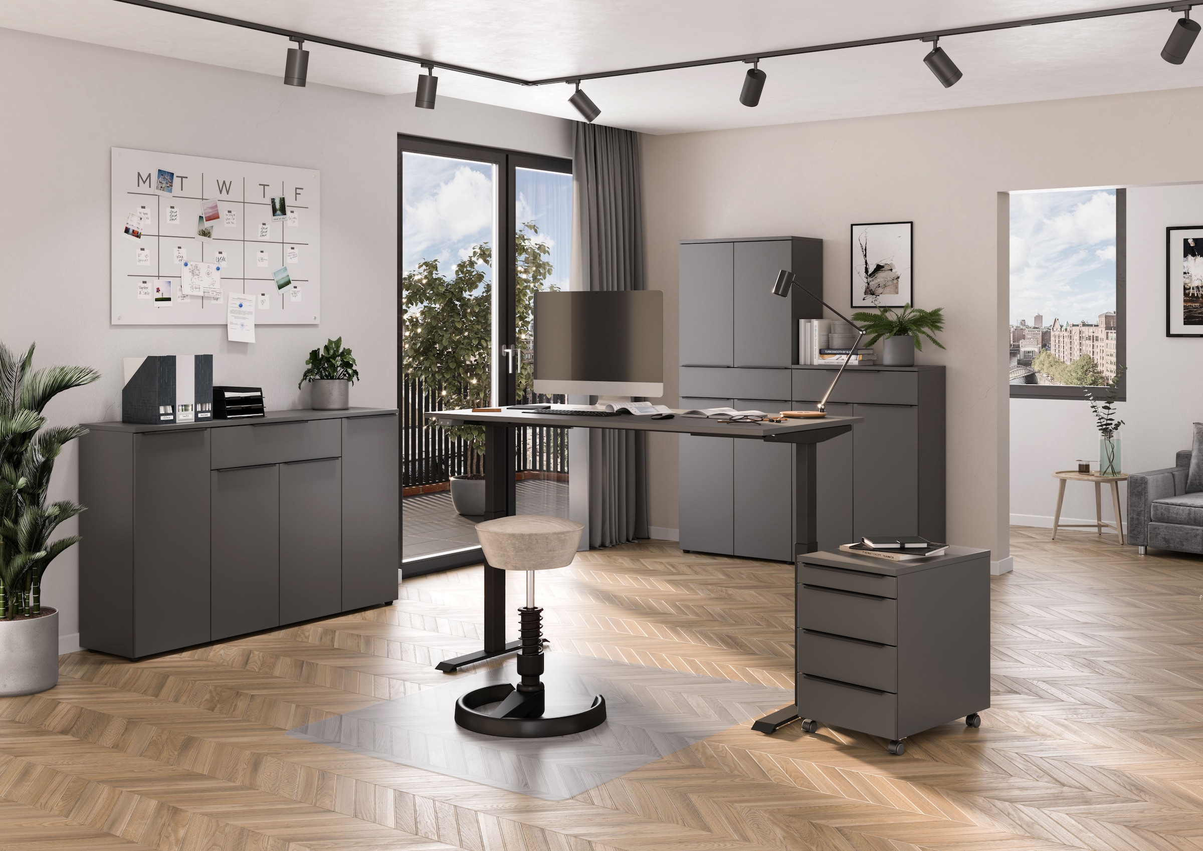 GERMANIA Aktenschrank »Mailand«, optional mit Schublade, Türdämpfer, Breite 80 cm, Made in Germany