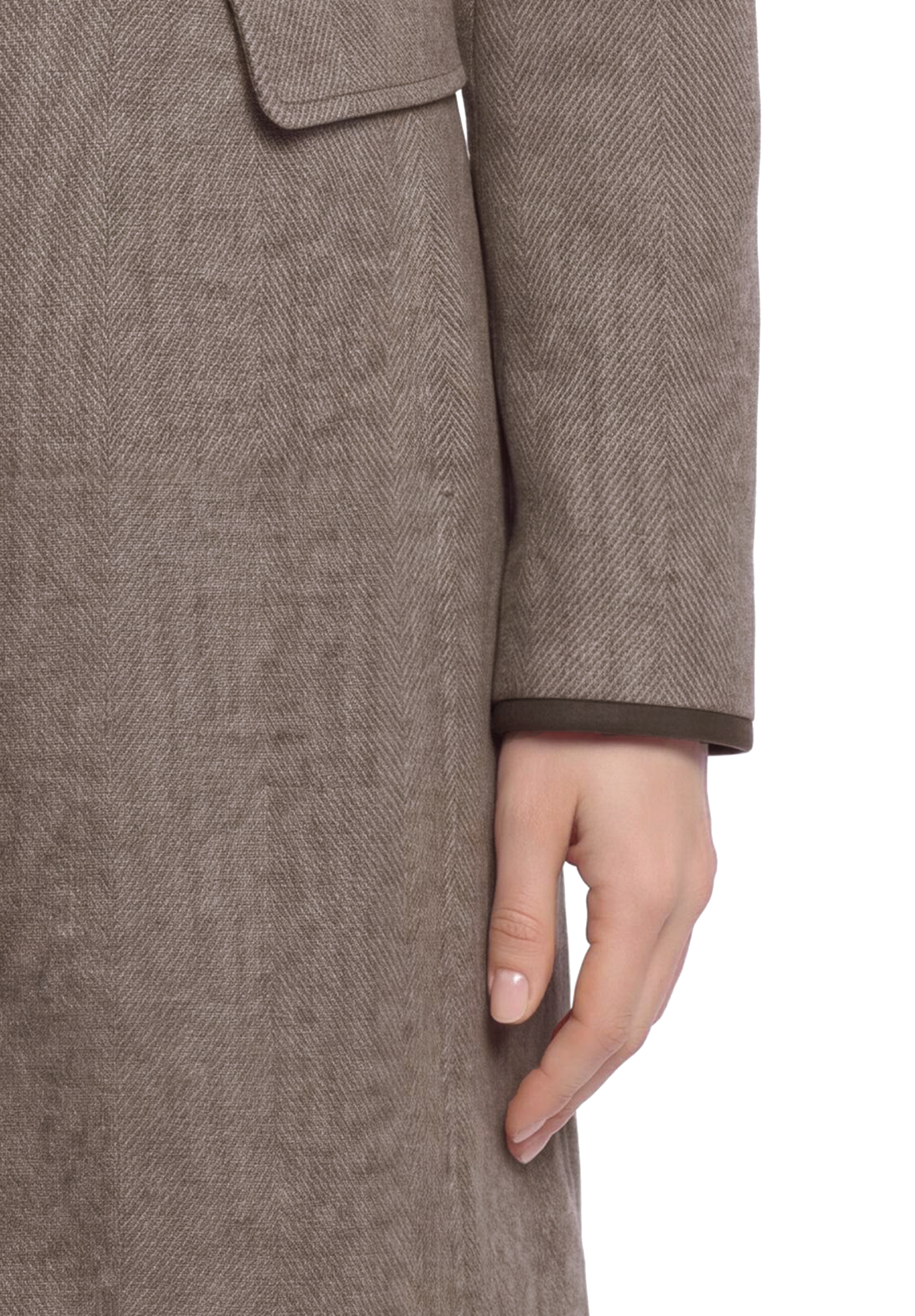 Gil Bret Manteau en laine insertion de col chauffante amovible