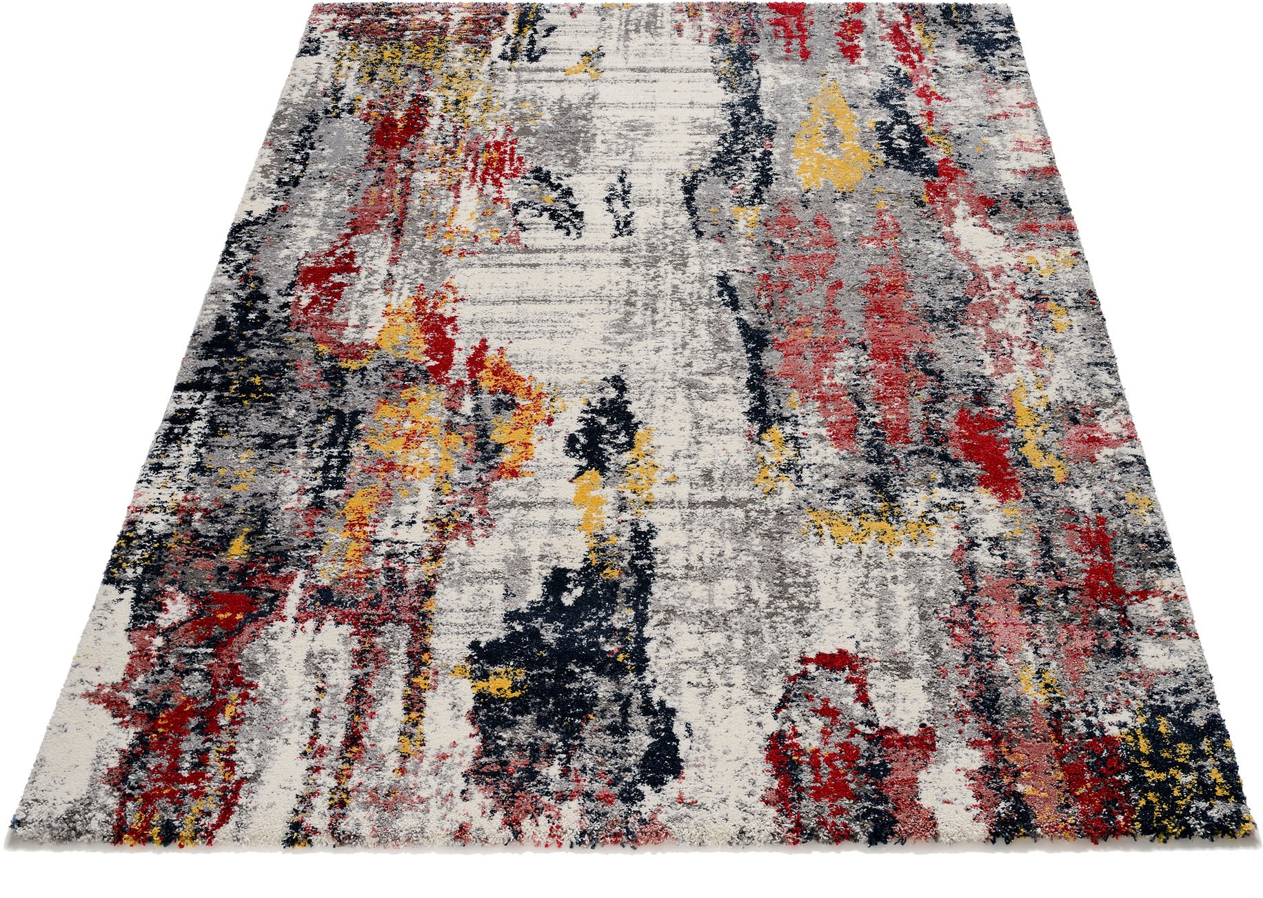 Image of OCI DIE TEPPICHMARKE Teppich "HIGH & LOW FIVE" rechteckig 20 mm Höhe Hochflor, Langflor, 3D Hochtief-Optik, Wohnzimmer