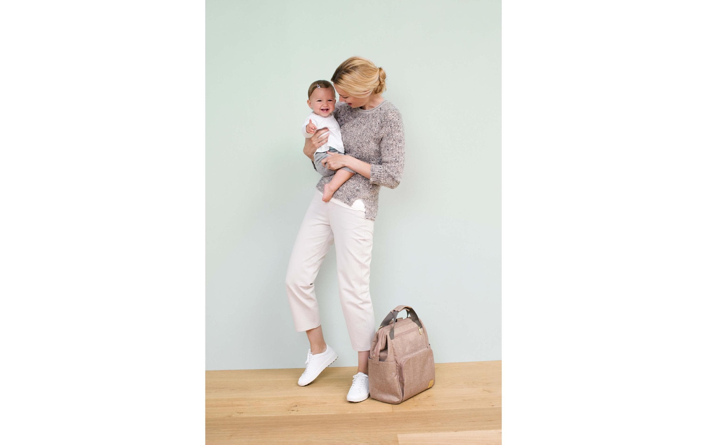 LÄSSIG Wickelrucksack »Glam Goldfarbenie«