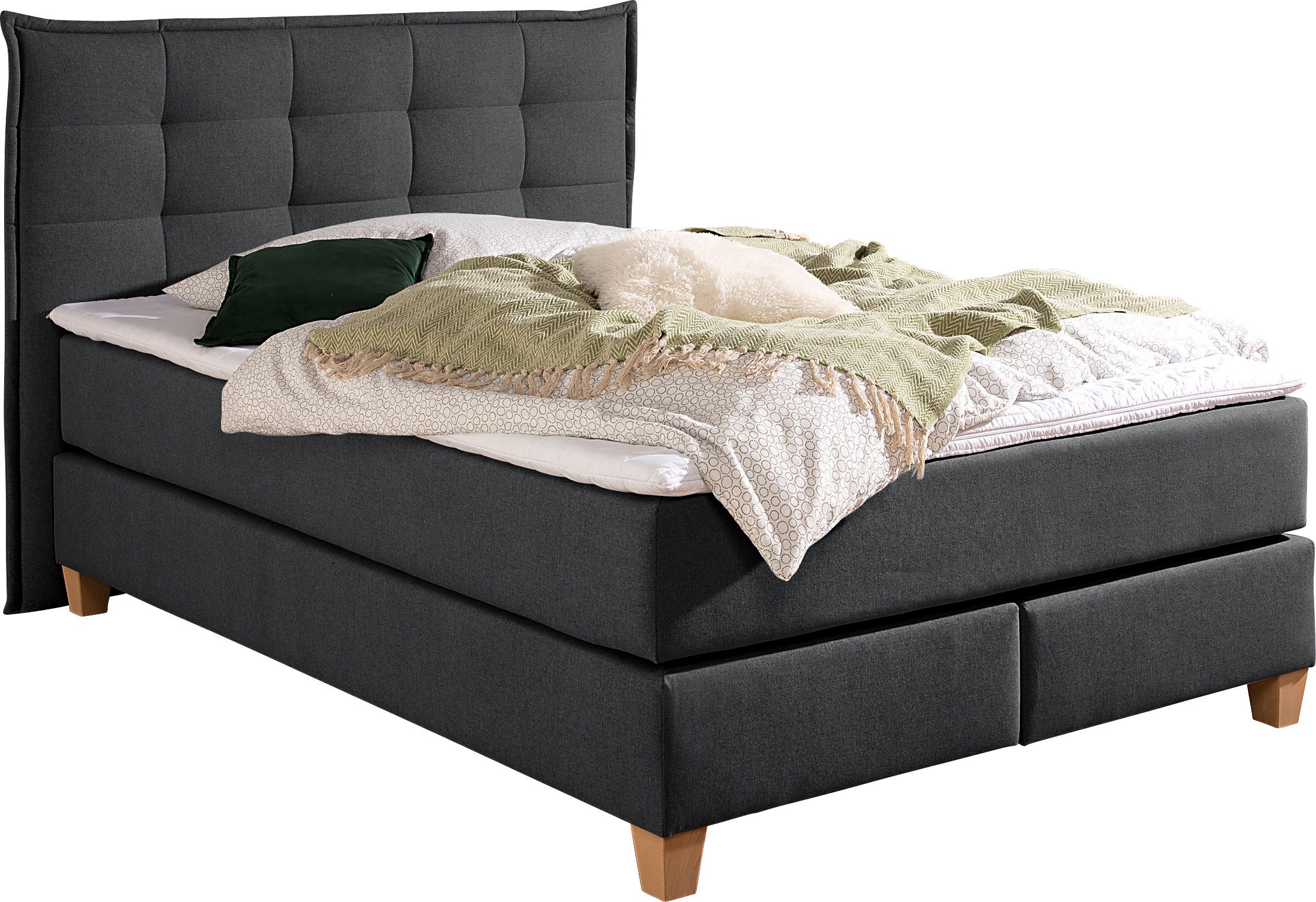 Home affaire Boxspringbett, inklusive Komfortschaum-Topper