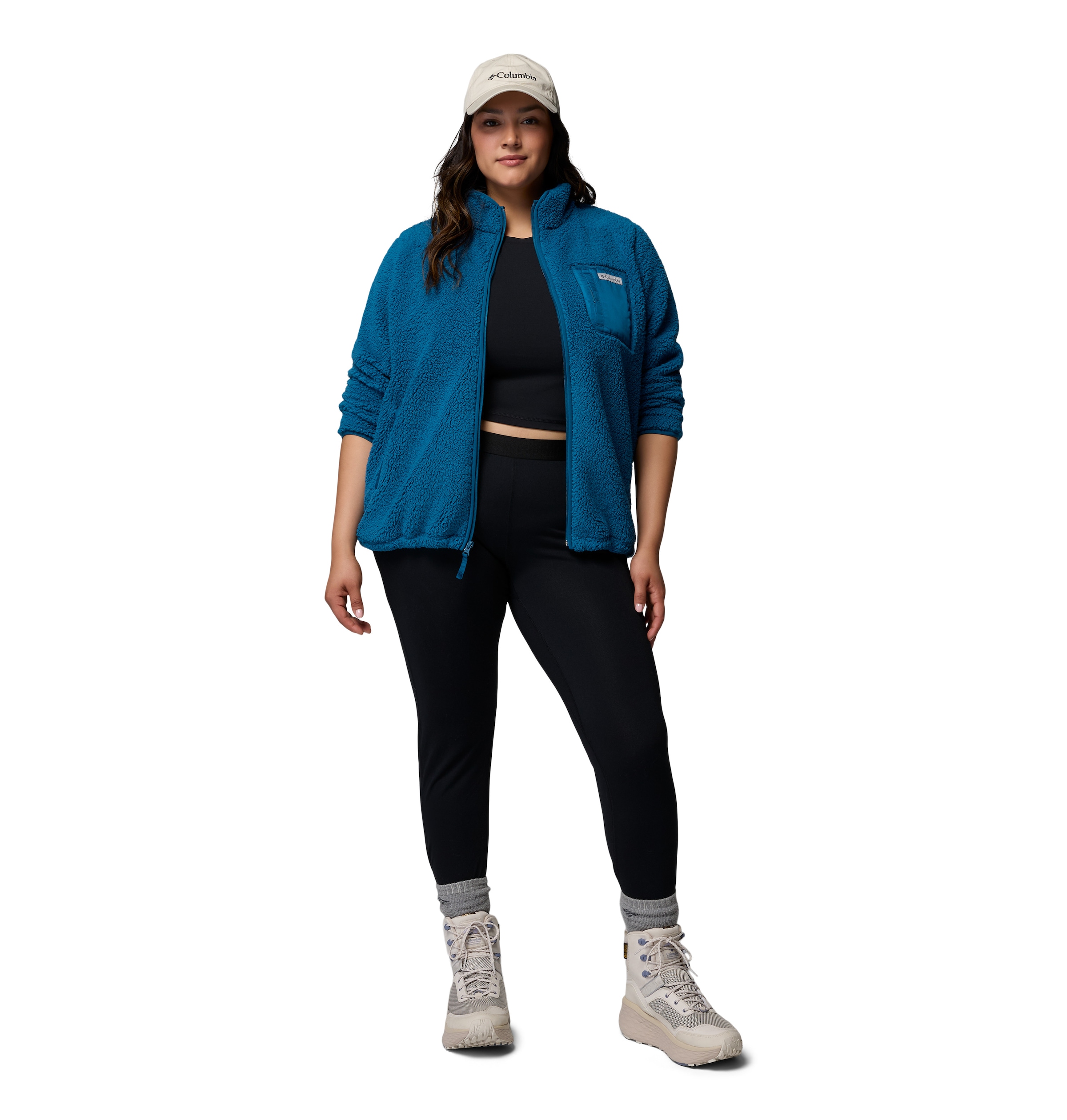 Columbia Veste polaire »West Bend Full Zip II« design à manches longues, avec fermeture éclair, déperlant, coupe-vent