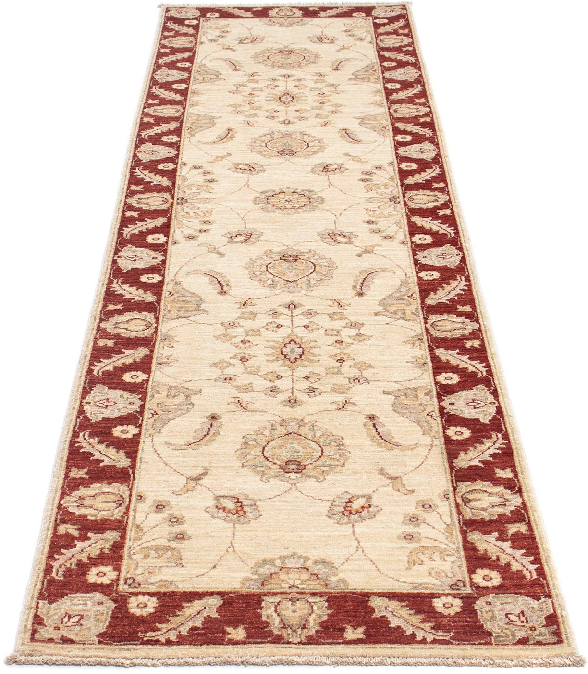 Image of morgenland Orientteppich »Ziegler - 294 x 76 cm - beige«, rechteckig, 6 mm Höhe, Wohnzimmer, Handgeknüpft, Einzelstück mit Zertifikat bei Ackermann Versand Schweiz