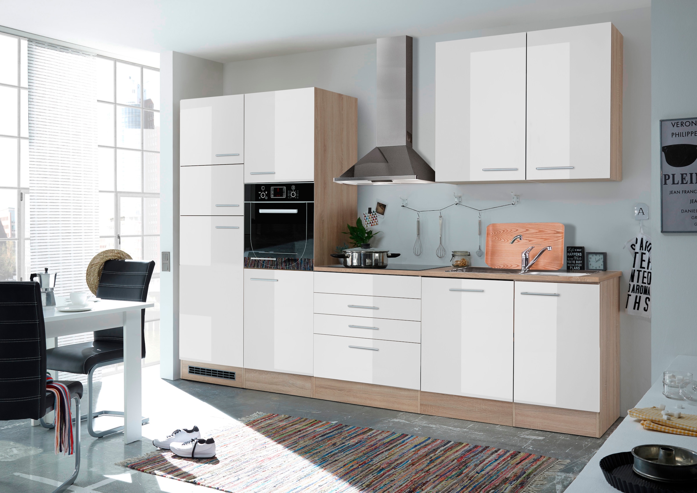 BASIC by Balculina Küchenzeile »Laurel« Set,  ohne E-Geräte, Breite 310 cm