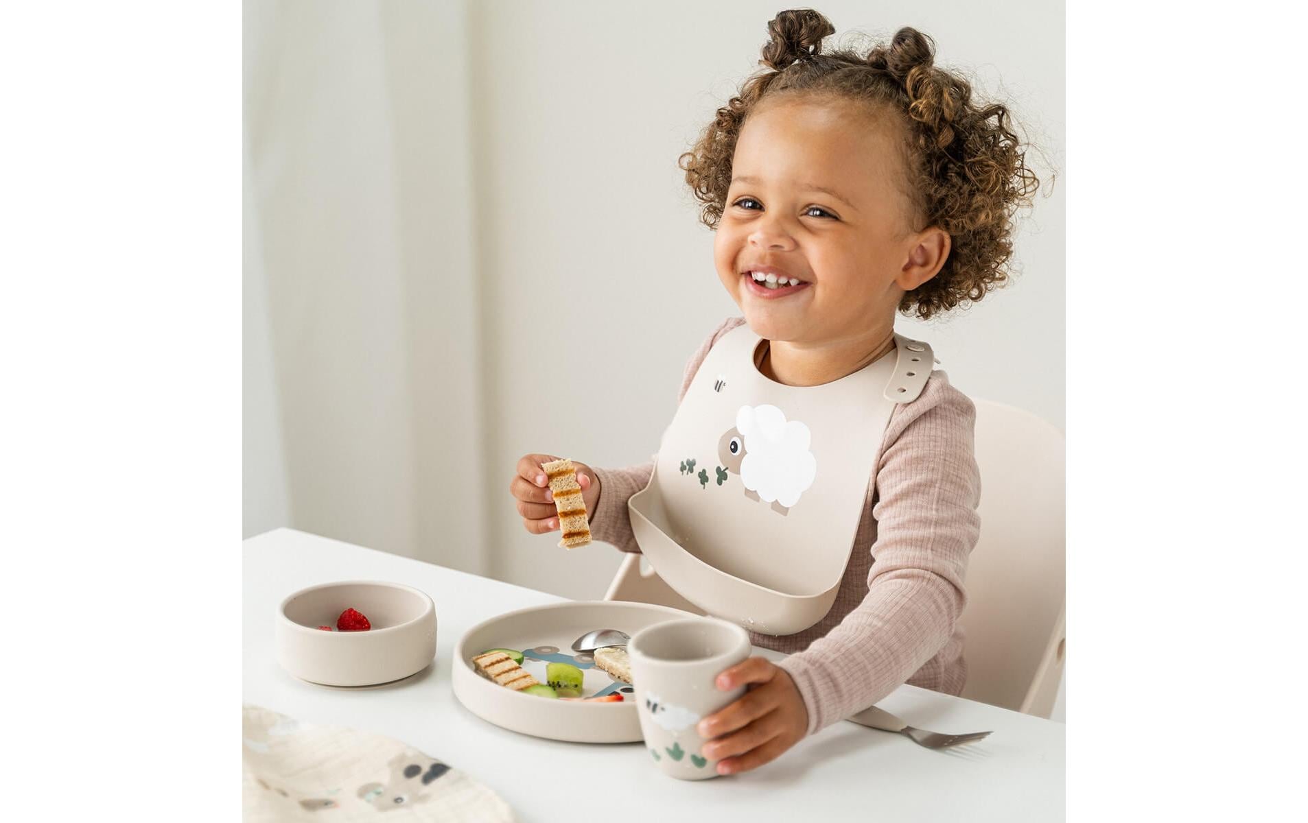 DONE BY DEER Set de vaisselle pour enfants »done by deer Stick&Stay«