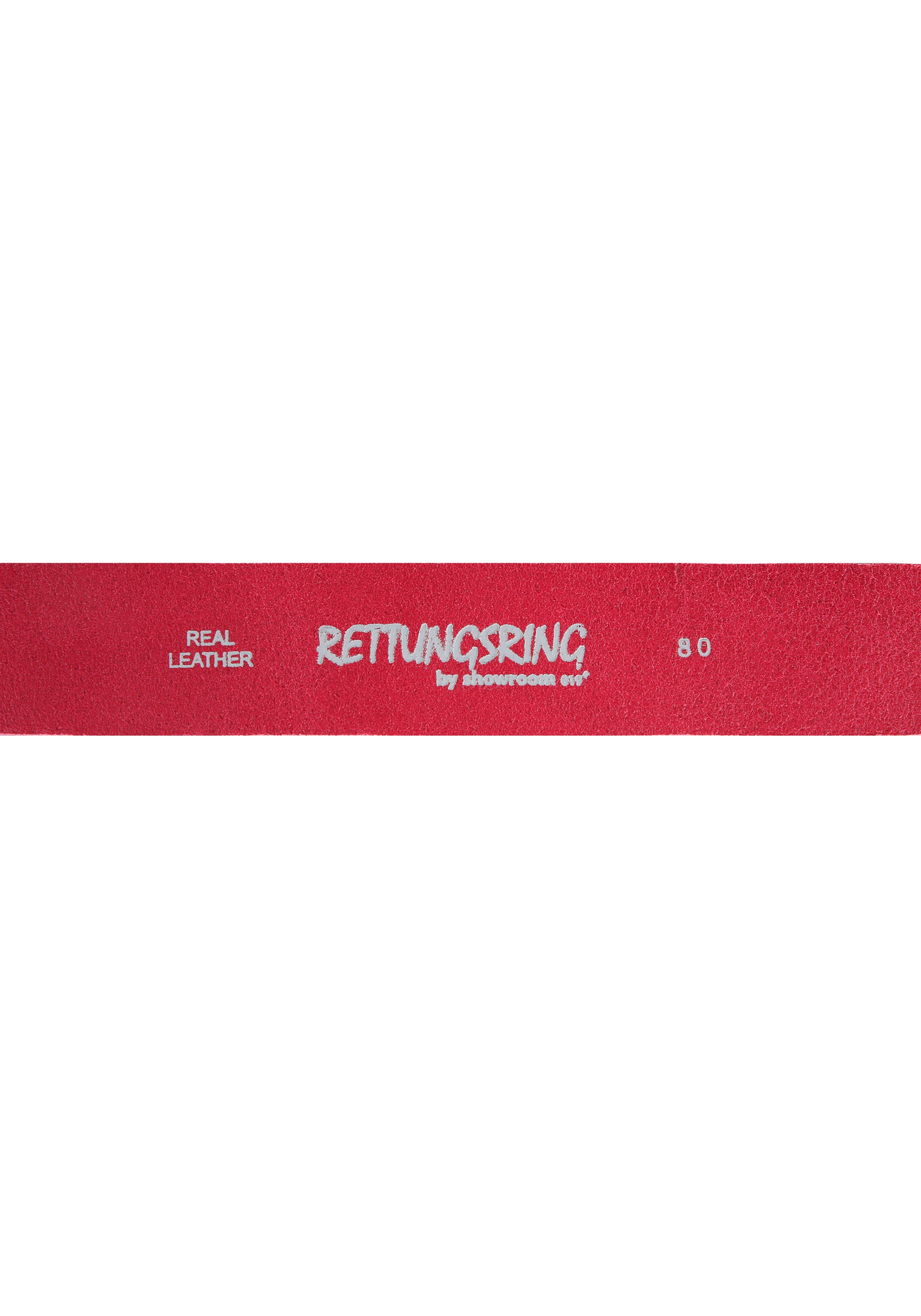 RETTUNGSRING by showroom 019° Ledergürtel, mit austauschbarer Schliesse »Seegras Rund«