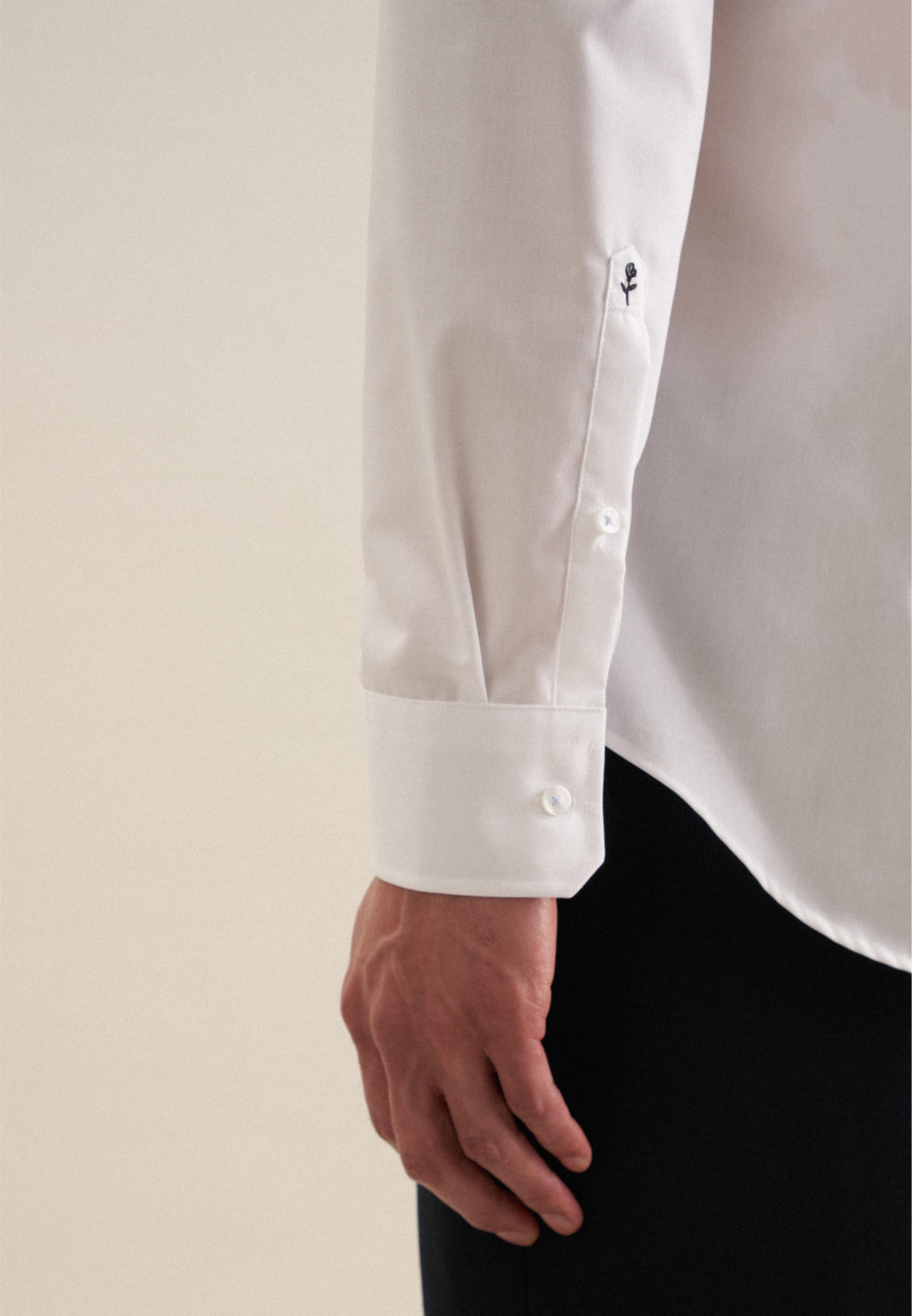 seidensticker Businesshemd »Slim«, Slim Langarm Kentkragen Uni