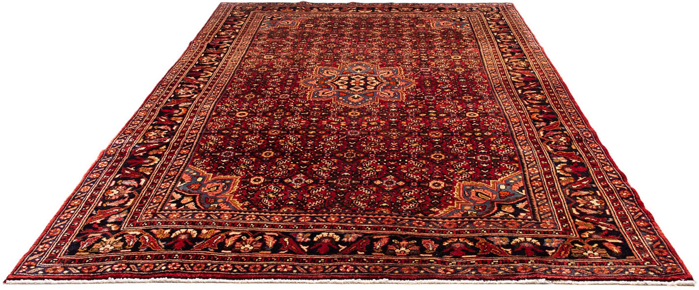 Image of morgenland Orientteppich »Perser - Nomadic - 299 x 214 cm - dunkelrot«, rechteckig, 10 mm Höhe, Wohnzimmer, Handgeknüpft, Einzelstück mit Zertifikat bei Ackermann Versand Schweiz