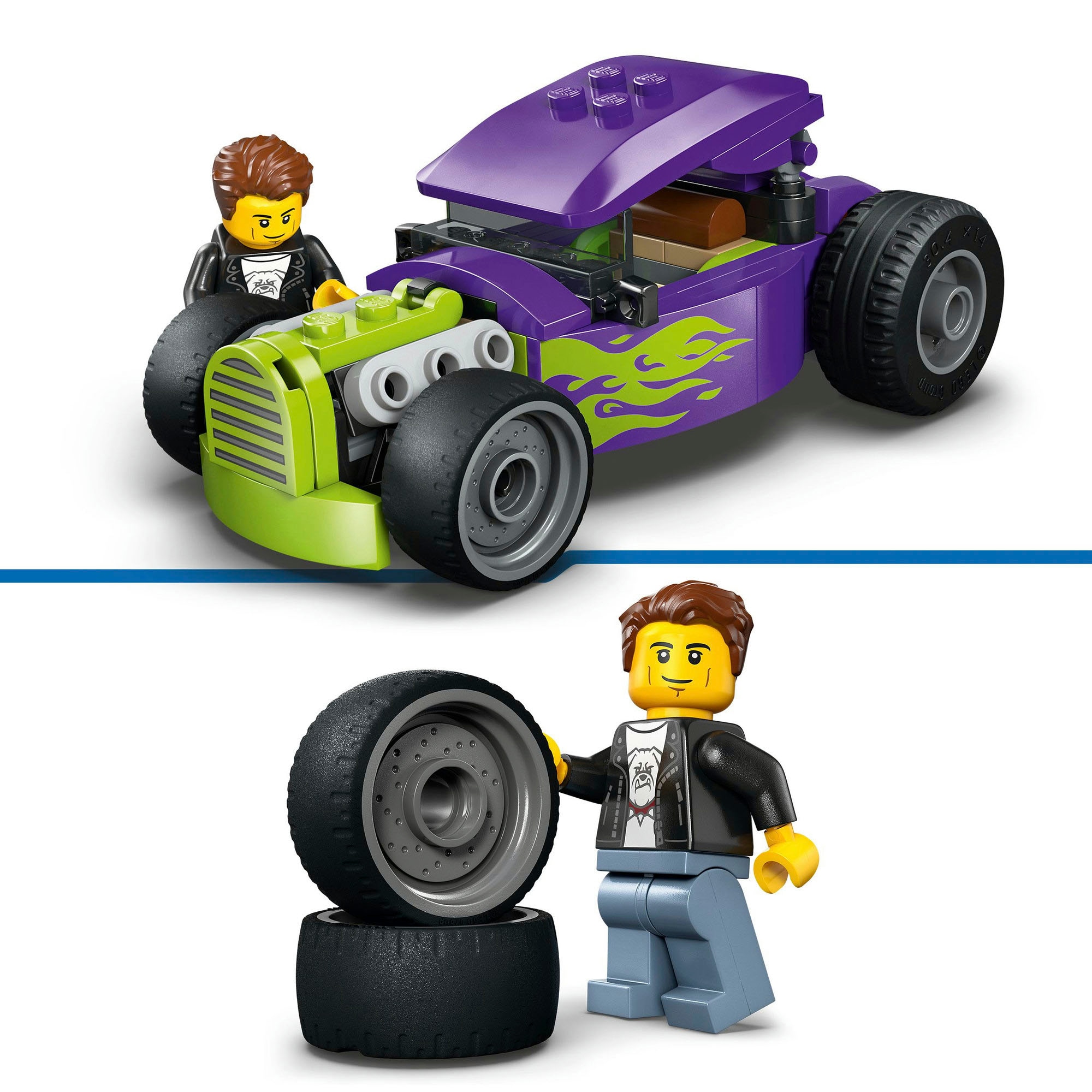 LEGO® Pions de construction »Hot Rod (60485), LEGO City« Made in Europe