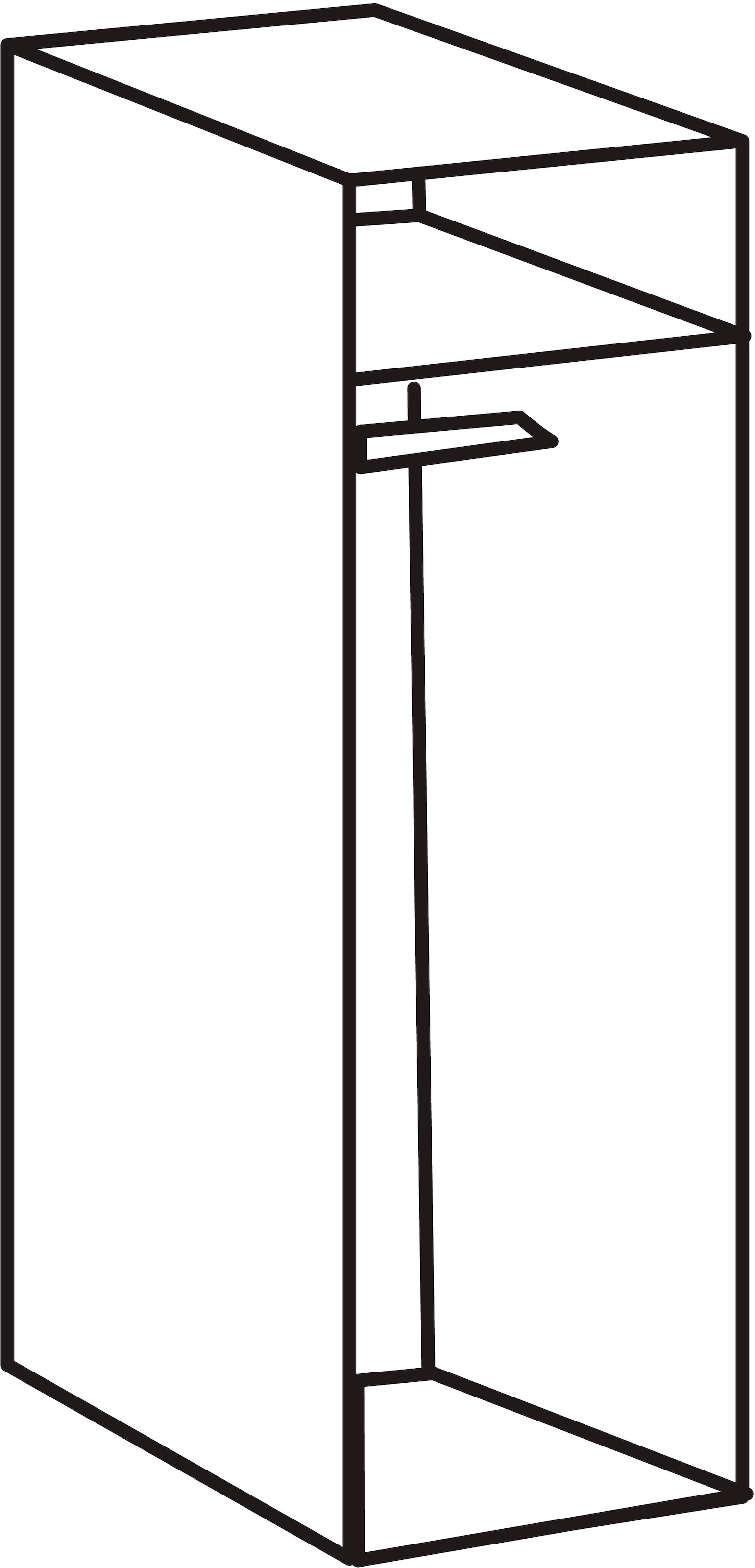 Wimex Schranksystem »Münster«, (Spar-Set, 3tlg: Eckschrank+ 2 Schränke 30cm breit), Mehrzweckschrank, Individuelle Ecklösung