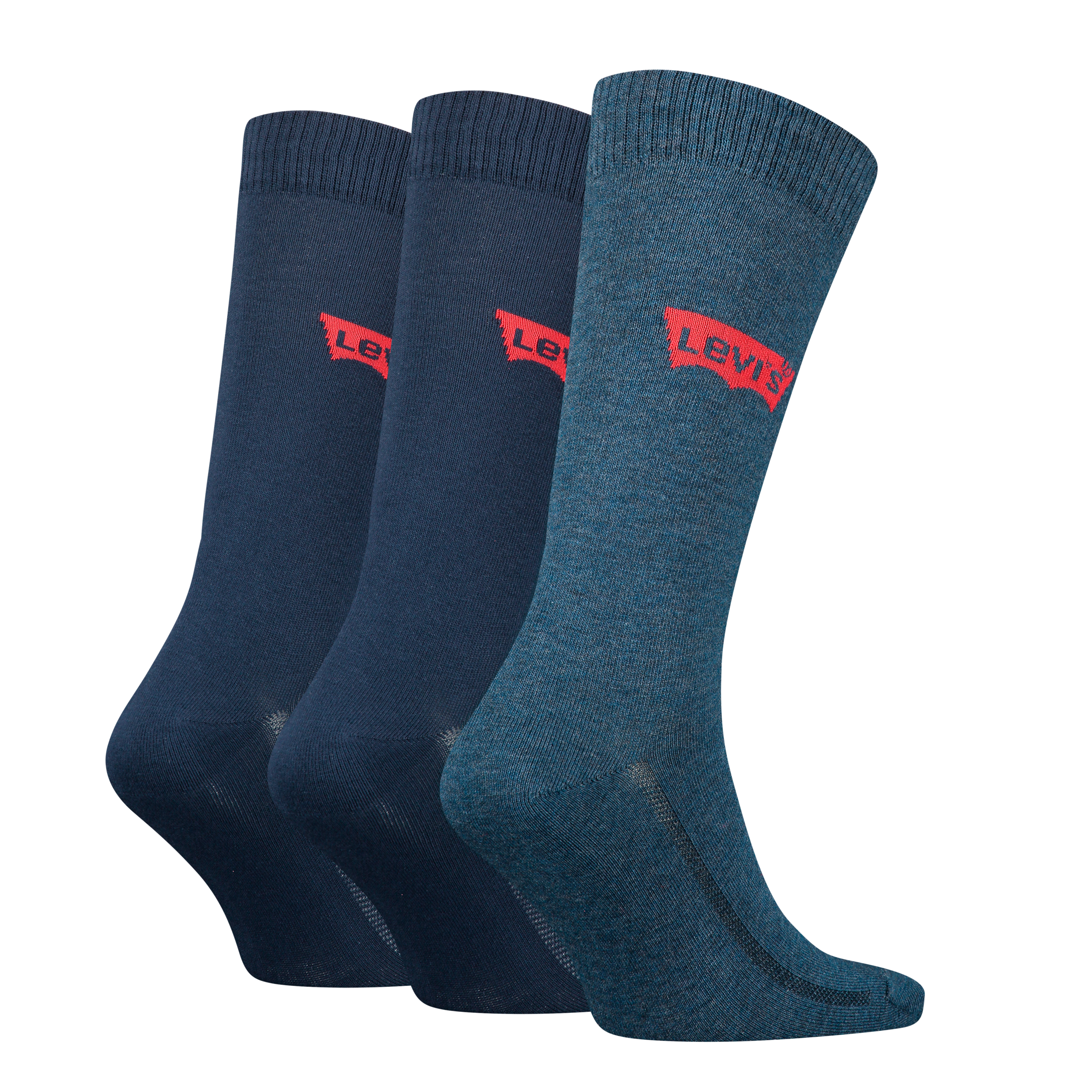Levi's® Socken »LEVIS REGULAR CUT BW LOGO RECYCL CO« Packung, 3 Paar, 3 Paar tlg. mit breitem Logobund
