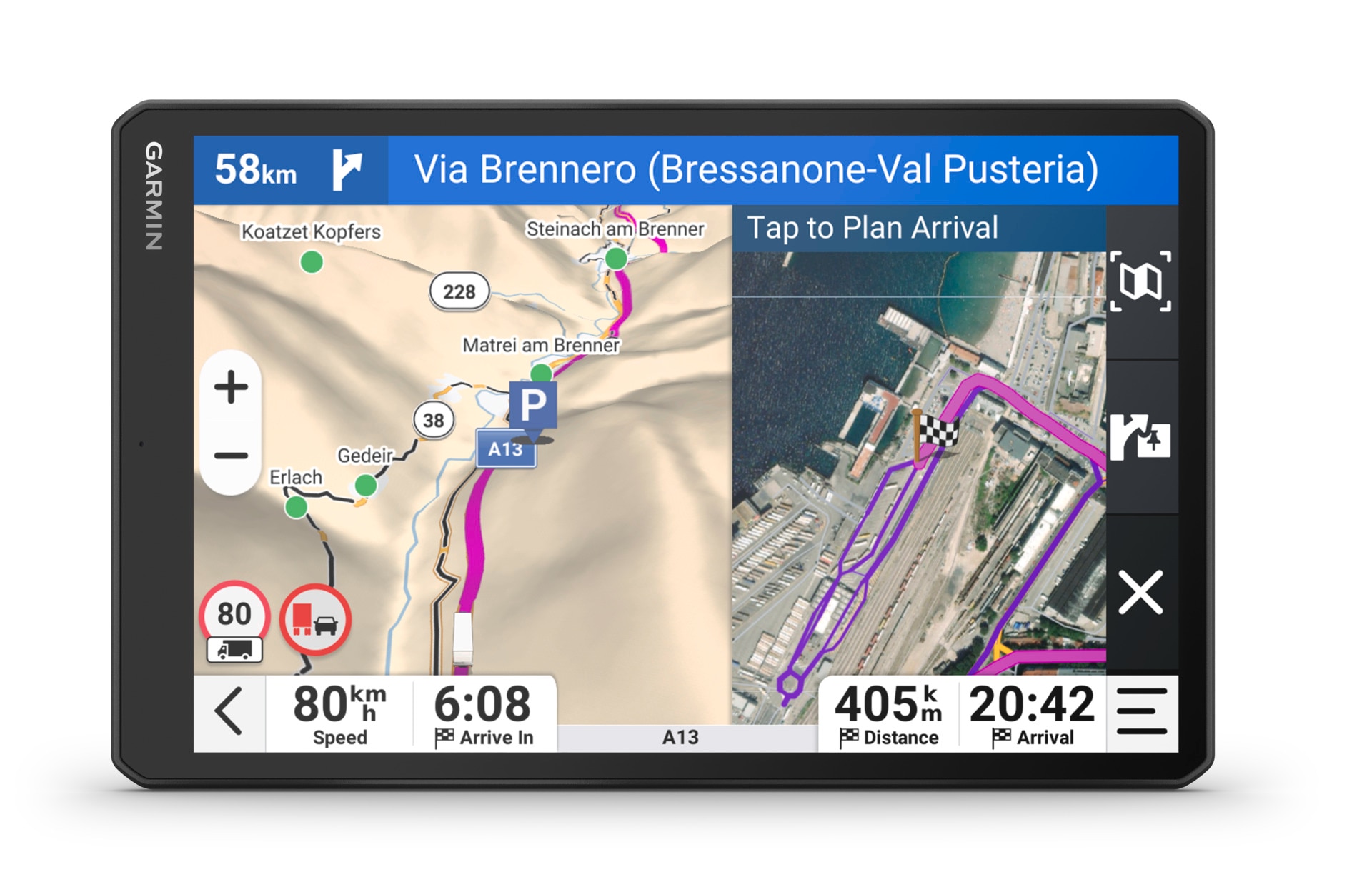 Garmin Appareil de navigation pour camion »dezl LGV1020« ( Karten-Updates)