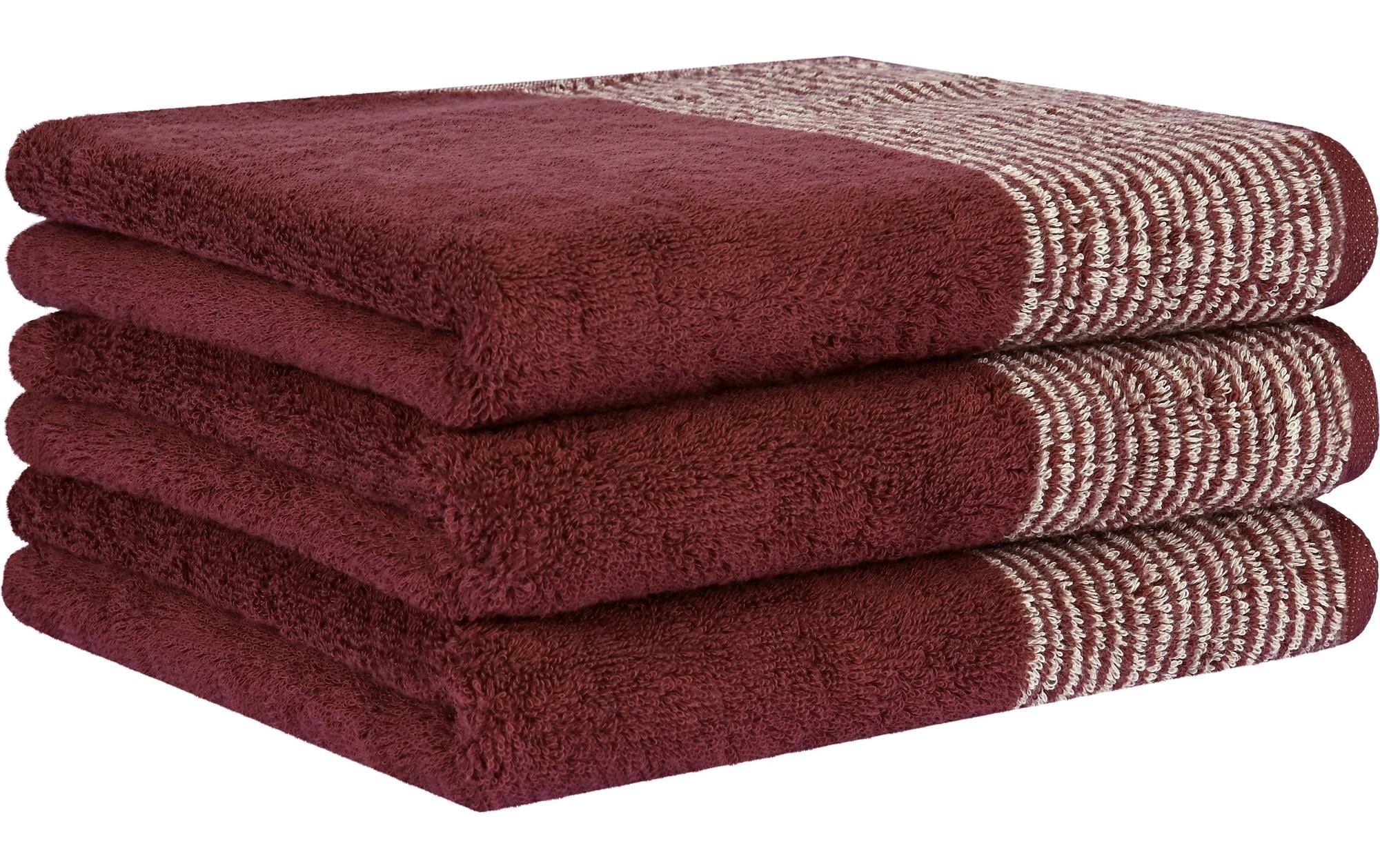 Cawö Handtuch »Two-Tone« Hochwertiges Badezimmertuch