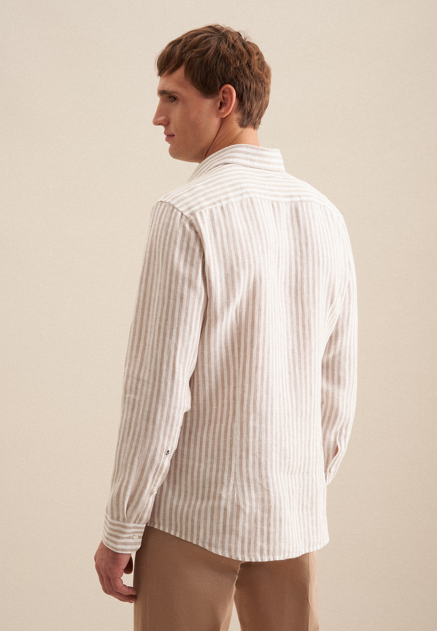 seidensticker Chemise d'affaires »Shaped« Shaped 1/1 Kentkragen Streifen