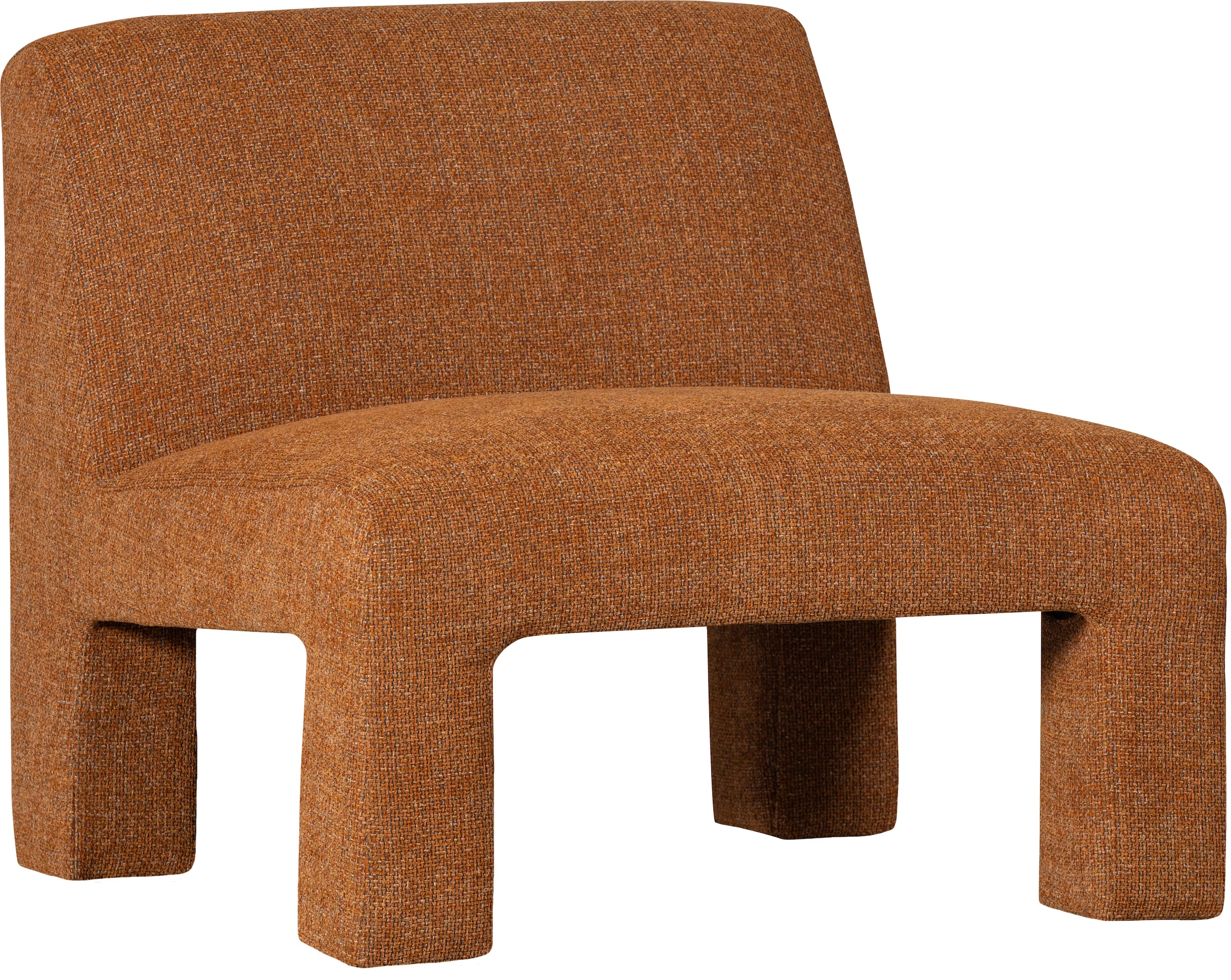Image of WOOOD Sessel "Lavid Synthesefaser-Webstoff vollständig bezogen H 86 x B 71 x T 71 cm" Tragkraft 120 kg, abgerundeter Form, Maximale Verschleissfestigkeit