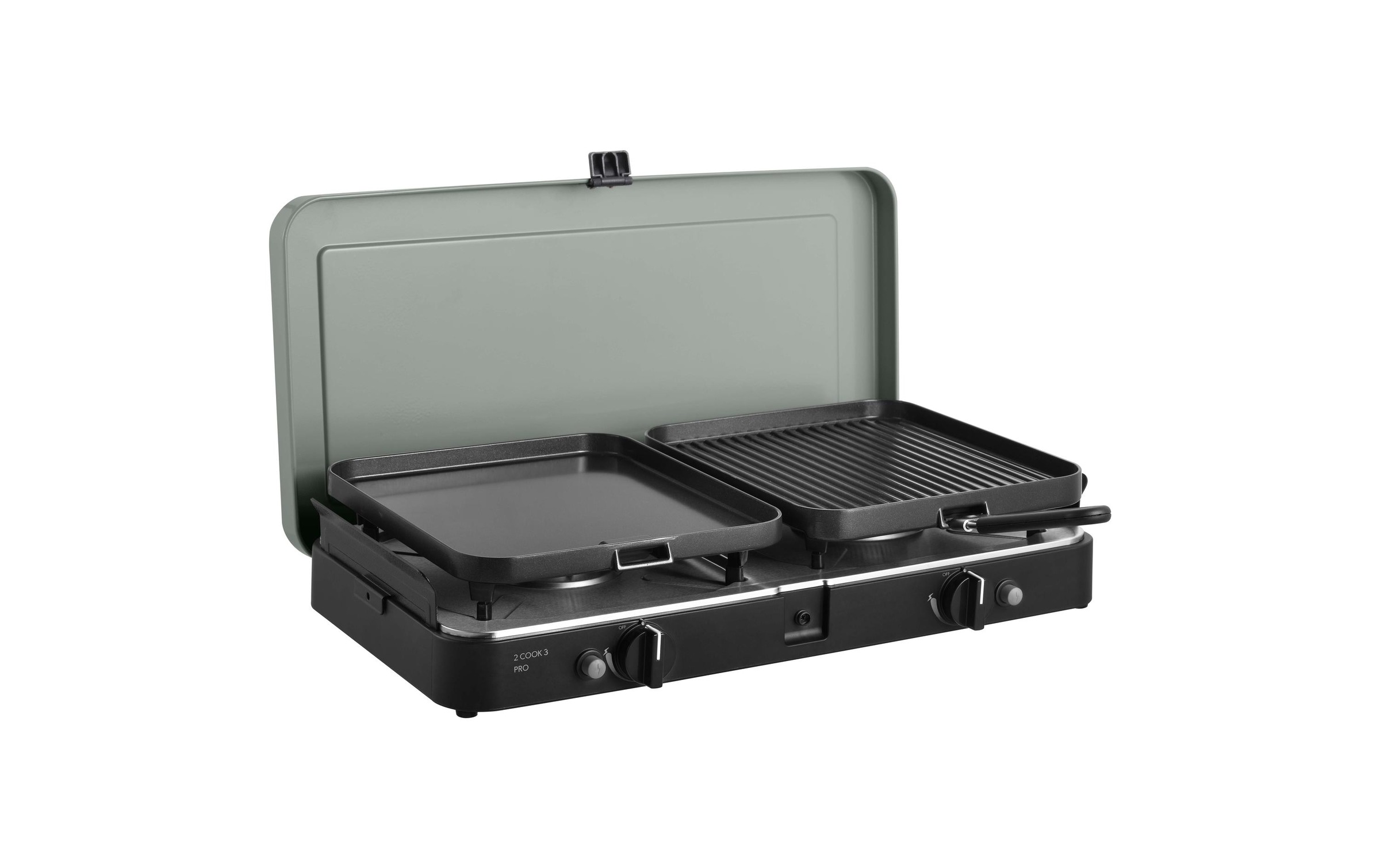 Gaskocher »2-Cook 3 Pro Deluxe«, Stahl, 55 cmx31 cm