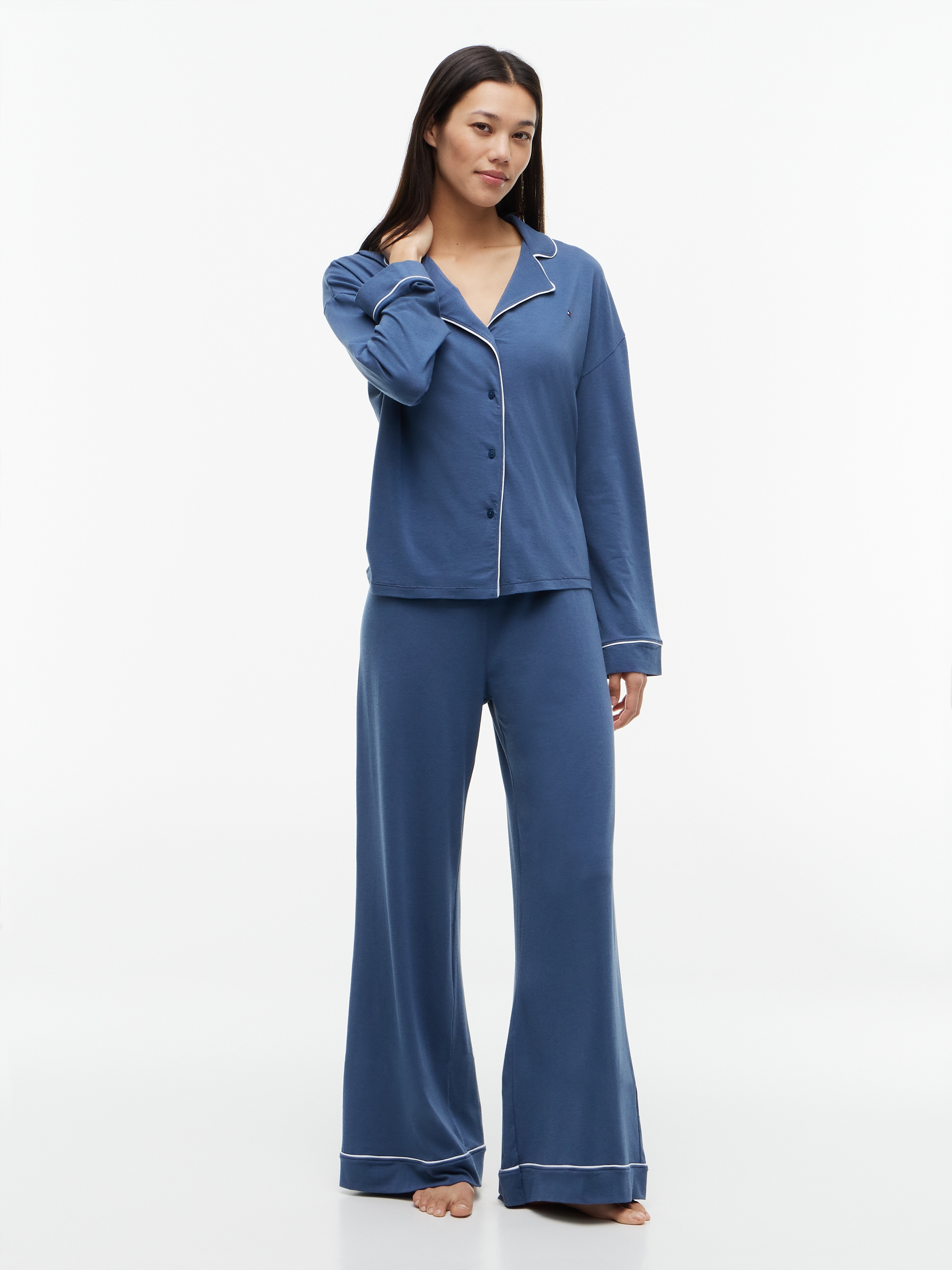 Tommy Hilfiger Underwear Pyjama »LS SHIRT PANTS PJ SET« Essential coupe décontractée