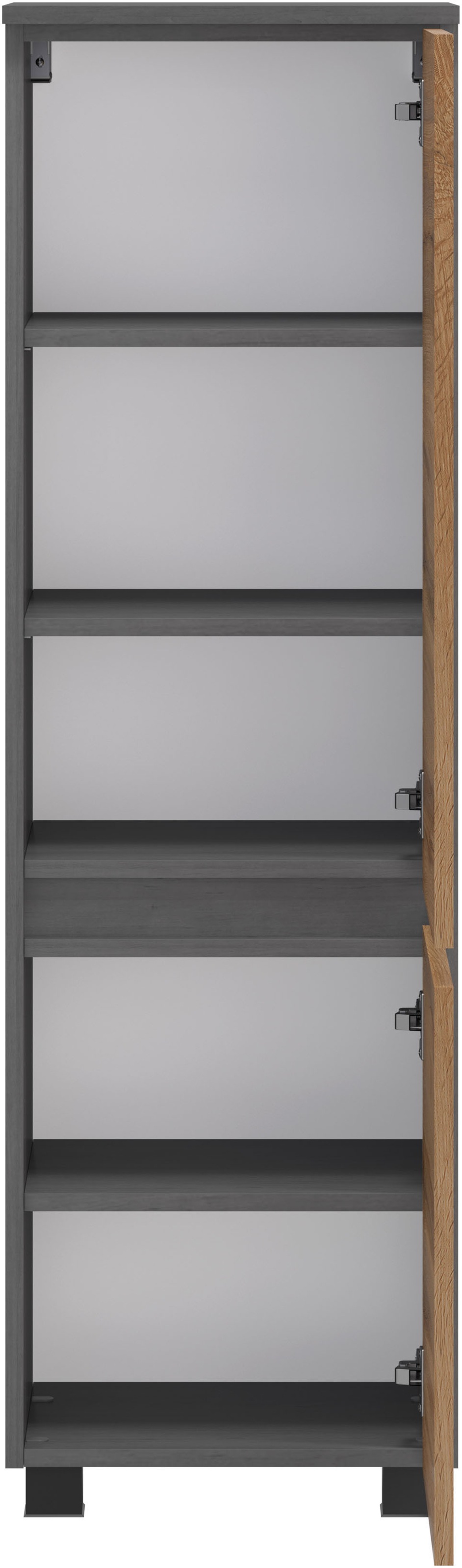 GOODproduct Badmöbel-Set »BOZEN, 4-tlg. Unterbecken-Set - Midischrank«