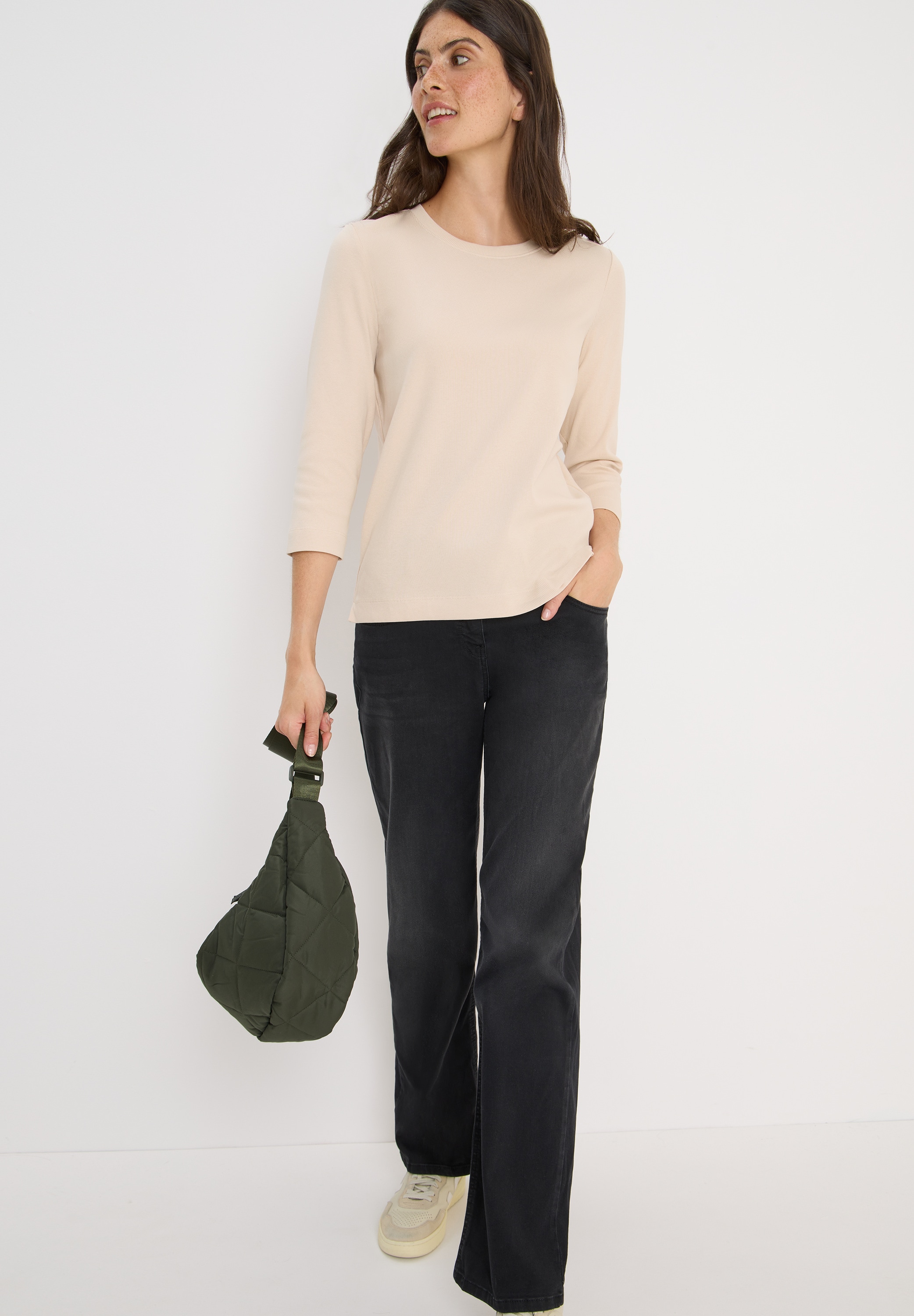 Cecil 3/4-Arm-Shirt mit 3/4-Ärmel