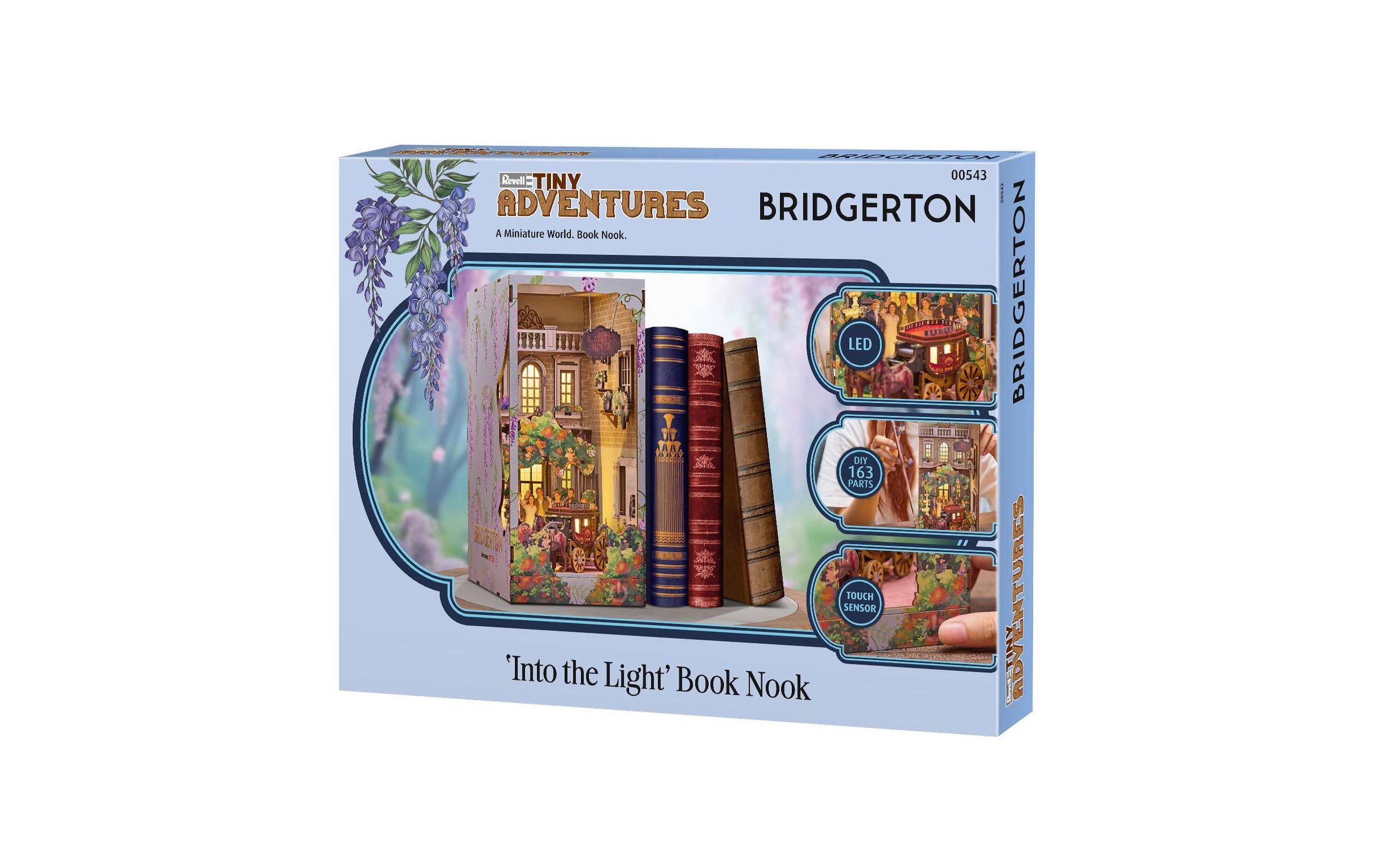 Image of Revell Modellbausatz "Tiny Adventures – Bridgerton Into the Light Book Nook" 163 Stk. tlg.