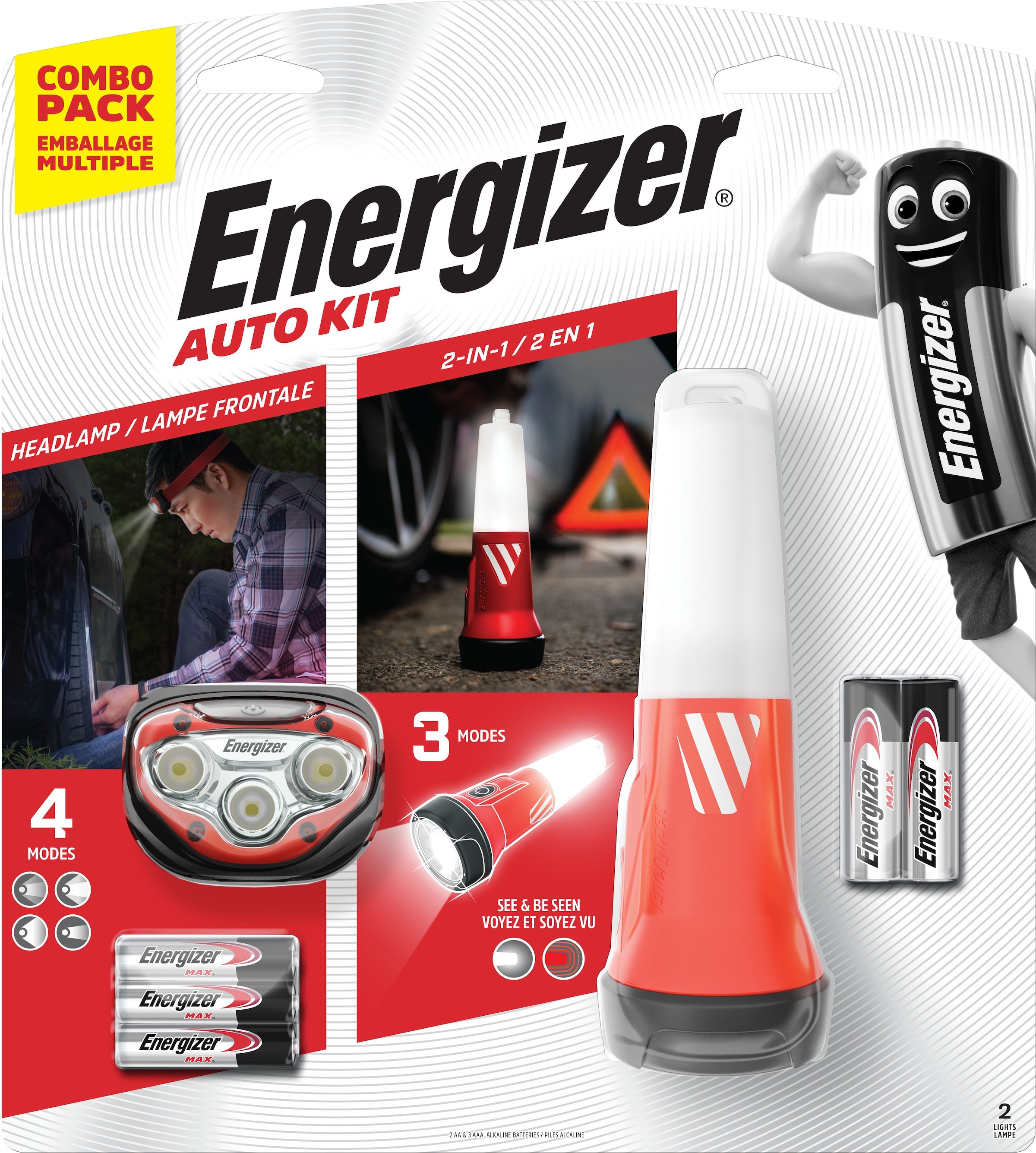 Taschenlampe »Auto Notfall Kit (Headlight+ 2in1 Notfalllicht)«