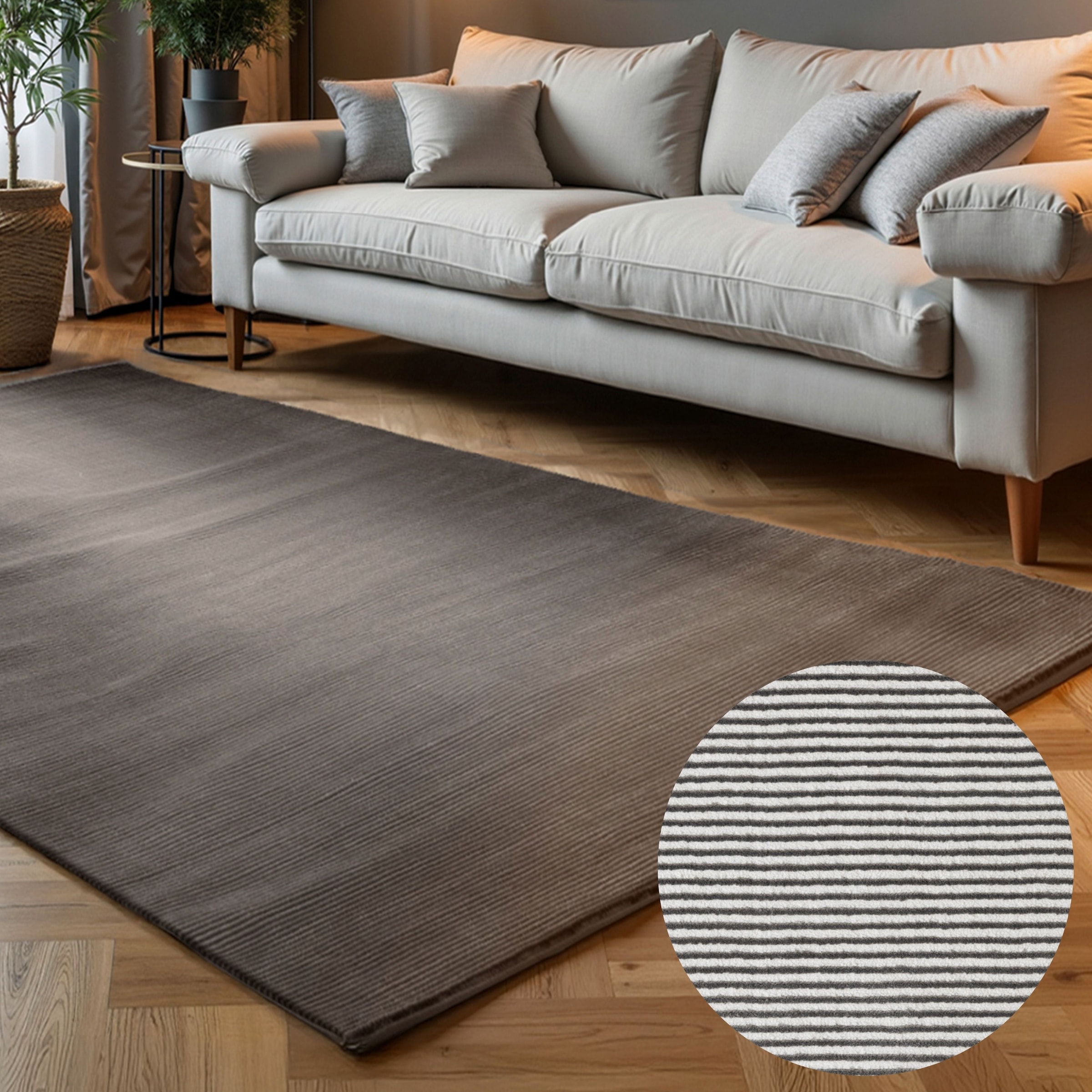 Image of ELLE DECORATION Teppich "Dolomite" rechteckig 9 mm Höhe Wohnzimmer, Schlafzimmer, Läufer, Hoch-Tief Effekt, Flur, Glanz