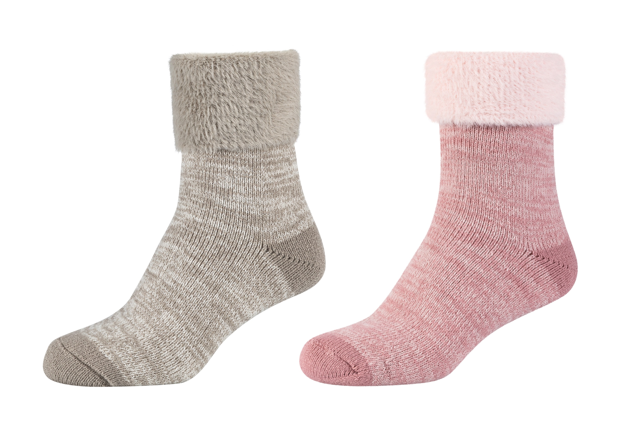 Socken, (2er Pack), Mouline Cosy Socks, wärmende Qualität, sanfte Zehennähte, komfortabel