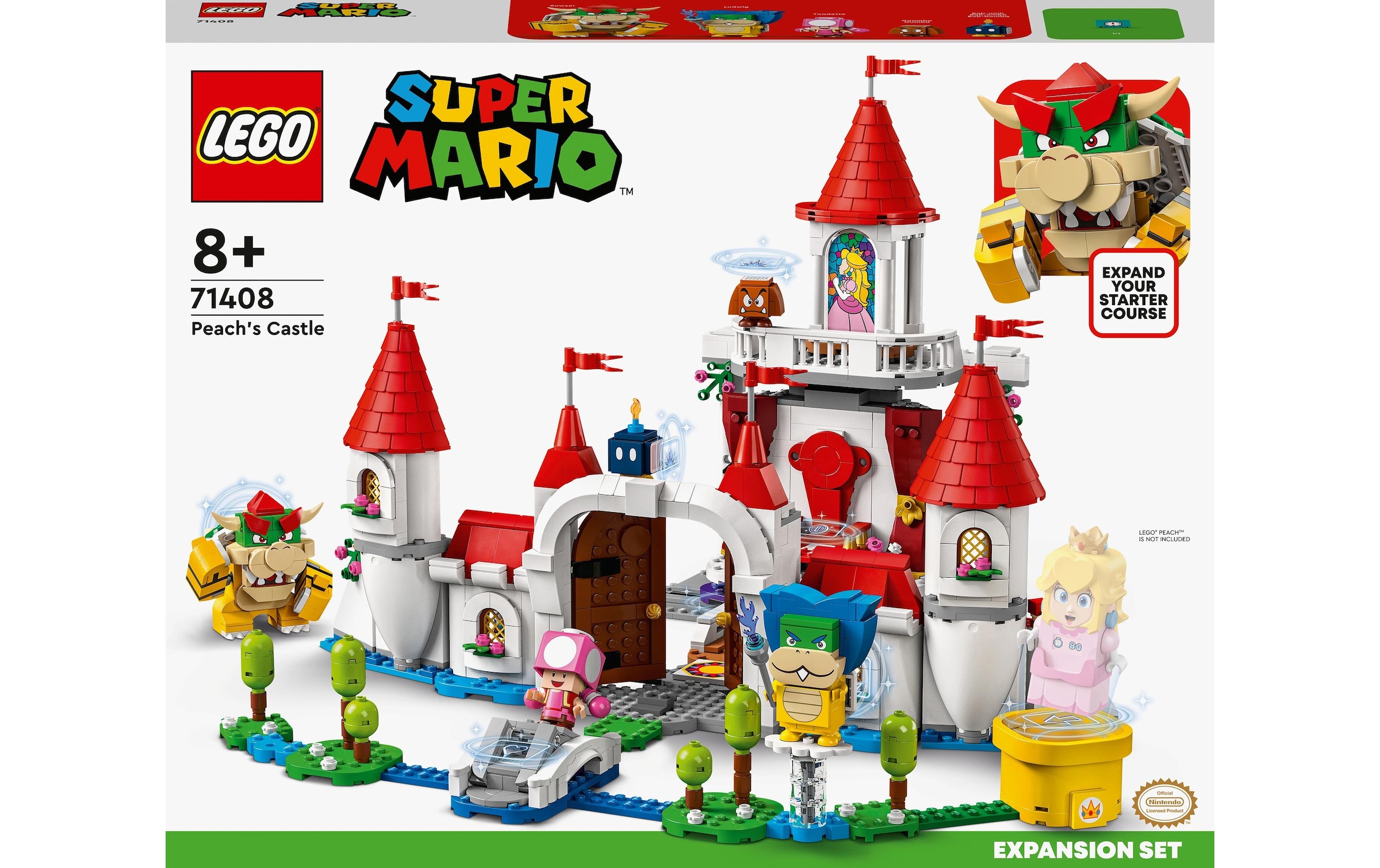 Konstruktionsspielsteine »LEGO Super Mario Pilz-Palast Erw«, (1216 St.)