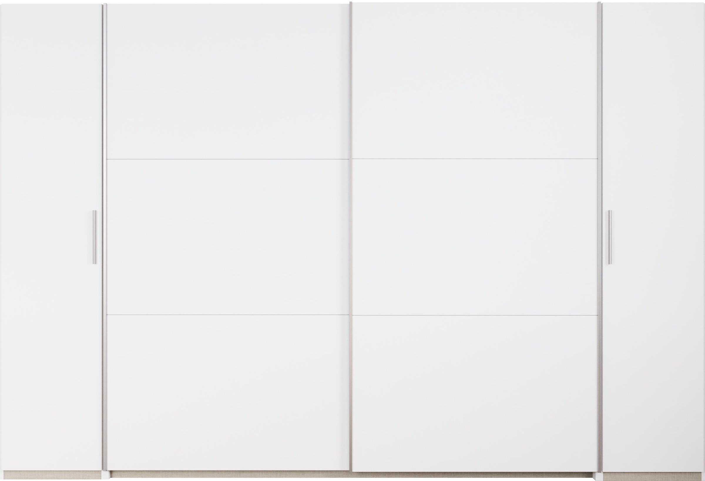 rauch Schwebetürenschrank »Kleiderschrank Drehtürenschrank Schrank Garderobe KRONACH TOPSELLER« in 3 Ausstattungen BASIC/CLASSIC/PREMIUM, Breiten 225/268/311/354 cm,  mit Dreh- und Schwebetüren und vielen Einlegeböden MADE IN GERMANY