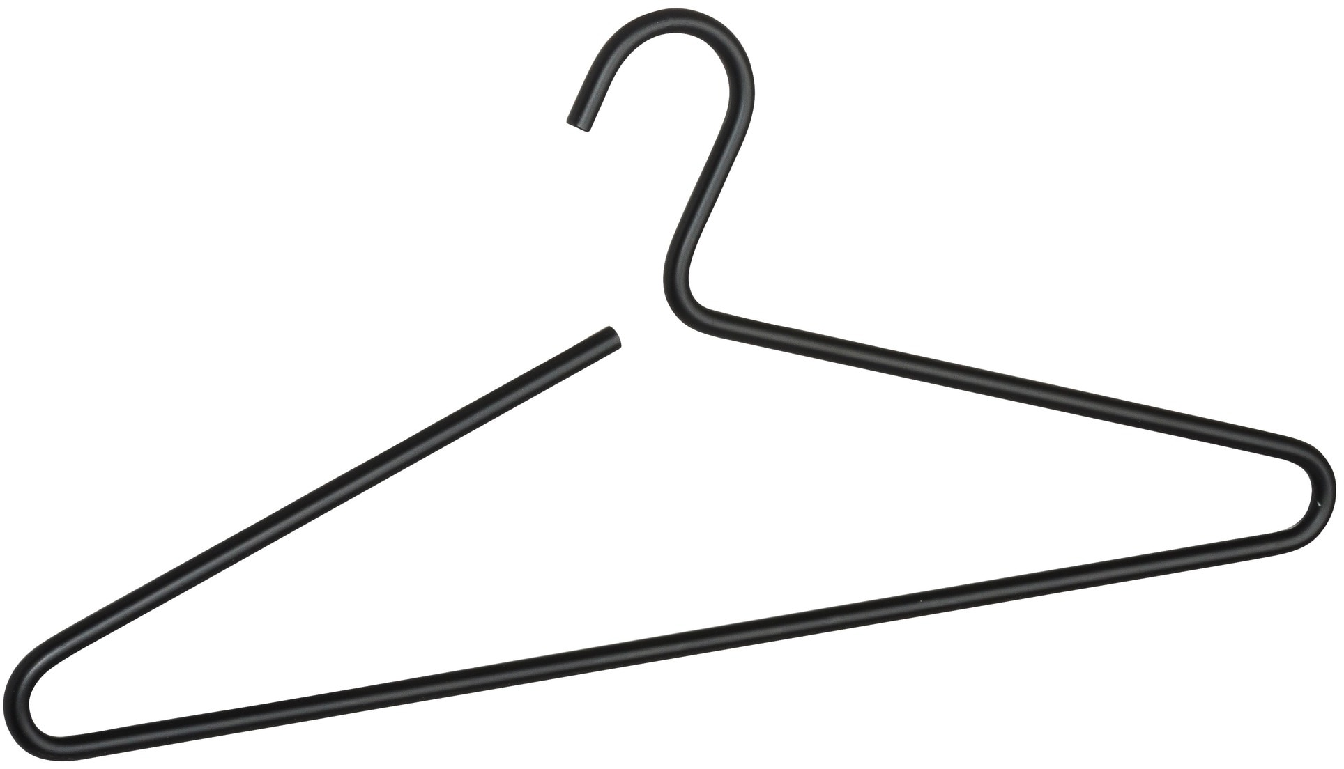 WENKO Kleiderbügel »Modell Lux«, (Set, 25 tlg.), Garderobenbügel aus Aluminium, minimalistisches Design