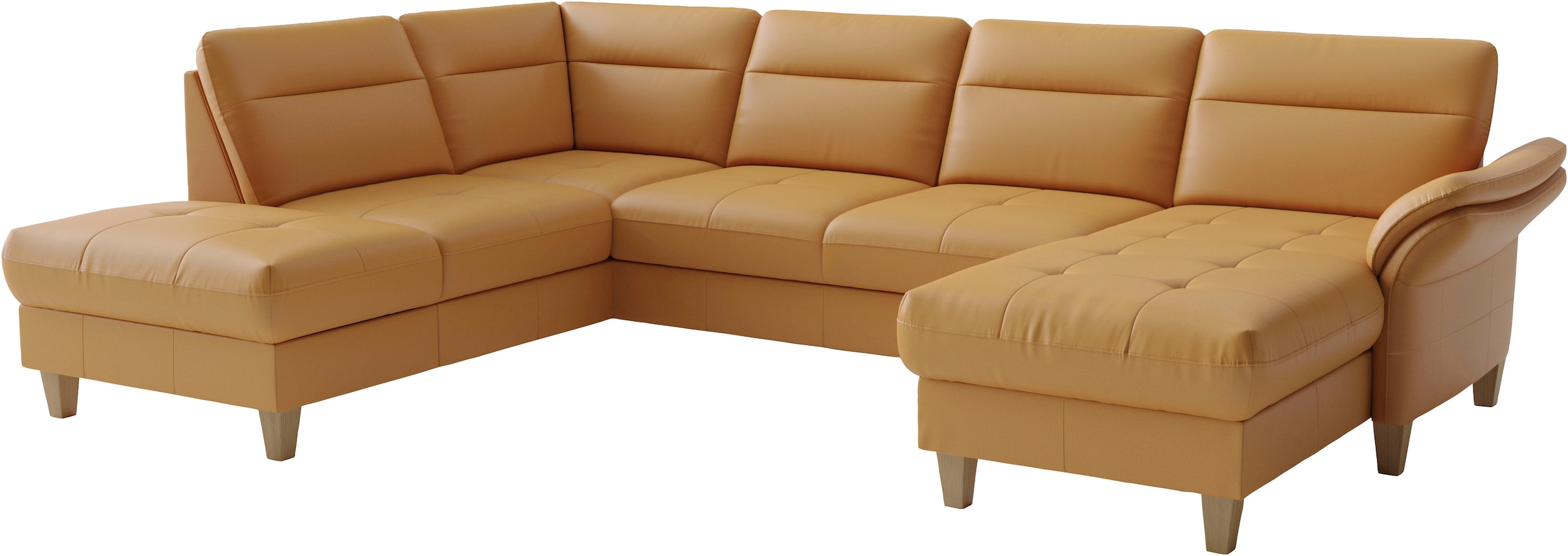 sit&more Paysage de salon »Pamela, U-Form, B: 292 cm, Leder«