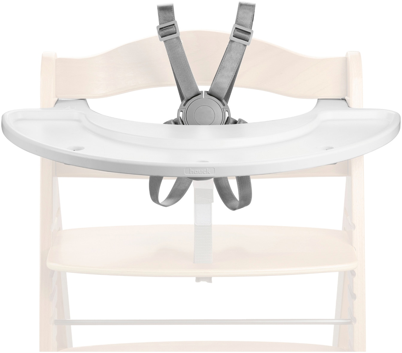 Hauck Plateau de chaise haute »Alpha Play Tray, White« aus recyceltem Material