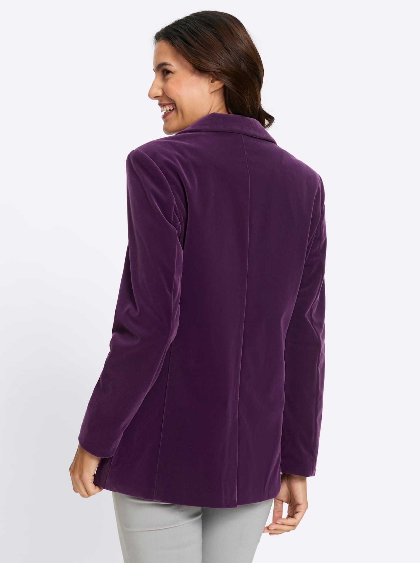 Lady Veste blazer »Samtblazer«