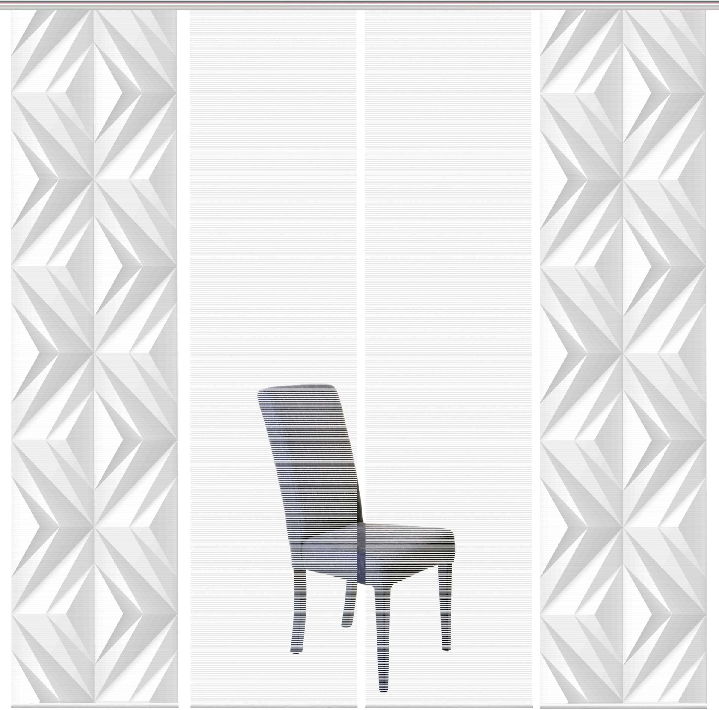 Vision S Rideau coulissant »FRESKO« Support de panneau 1 cuis tlg. DIGITALDRUCK