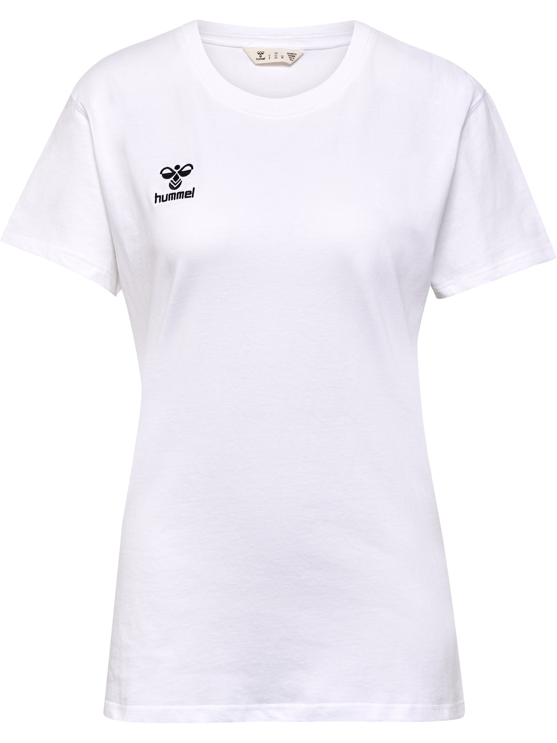 hummel T-shirt »HMLGO 2.0 T-SHIRT S/S WOMAN« mit Rundhalsausschnitt, Kurzarm, aus Baumwolle, in Stretch-Jersey