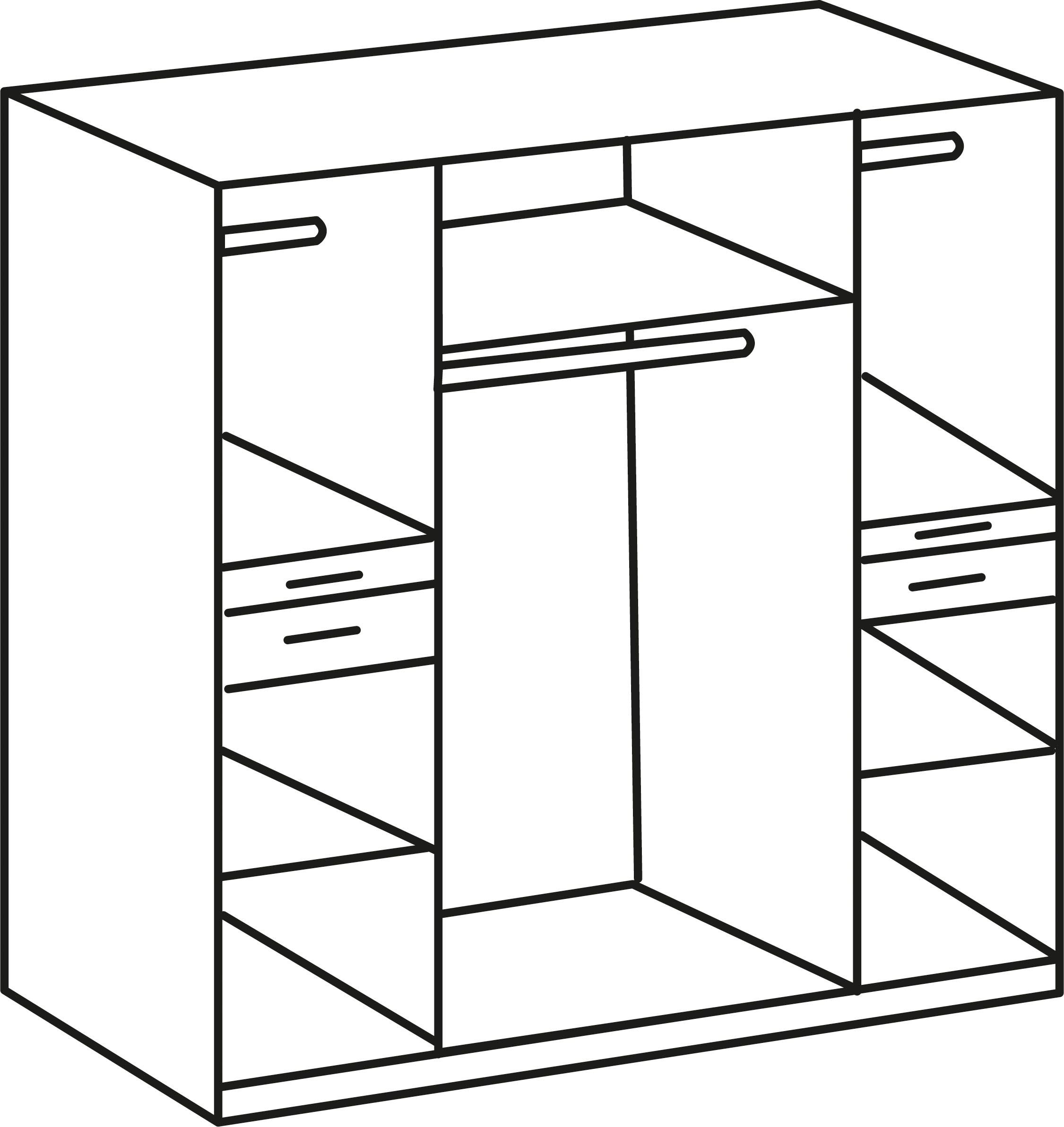 ♕ Wimex Kleiderschrank »Koblenz«, Accessoire-Schubkästen mit versandkostenfrei auf