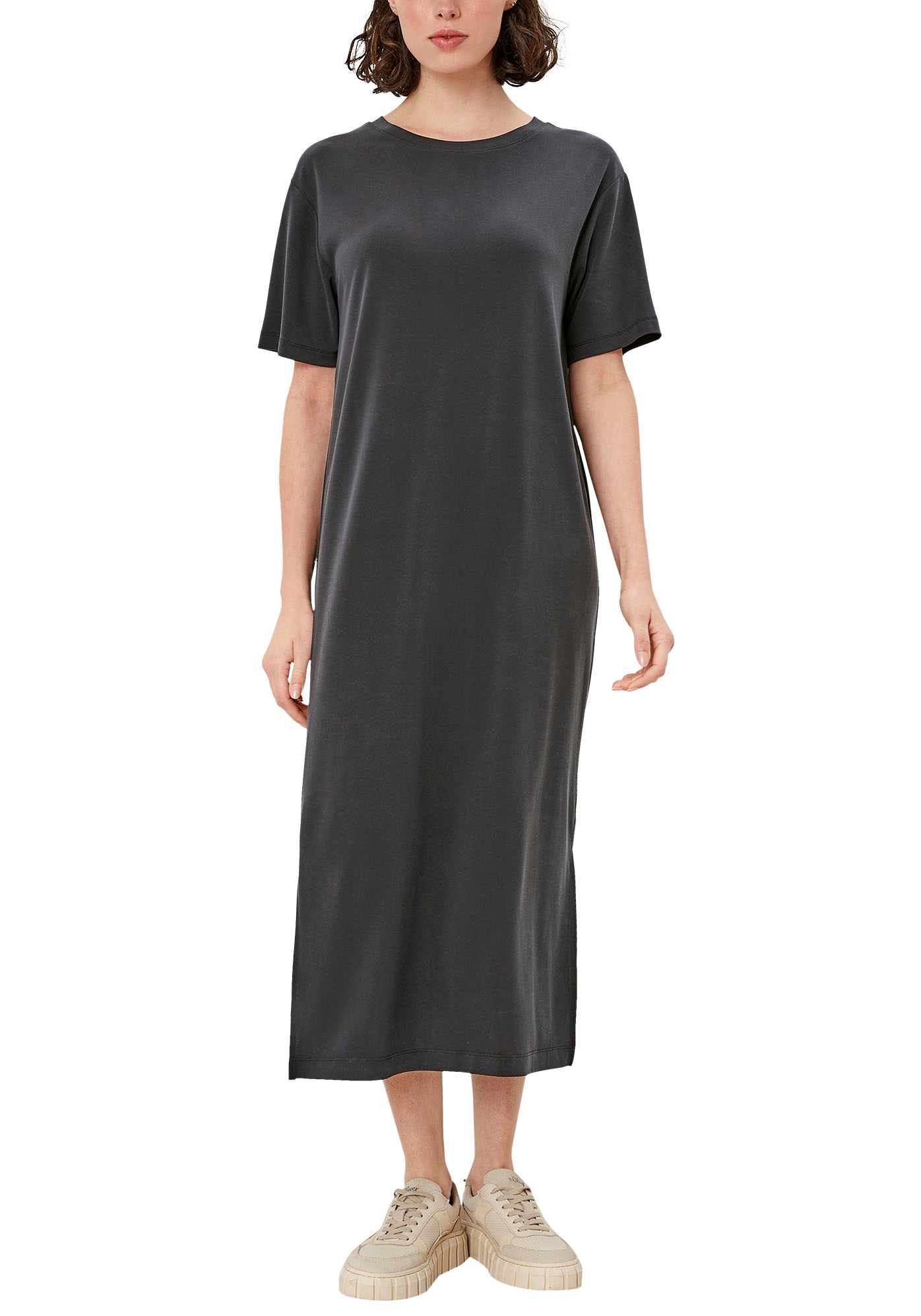 Image of s.Oliver Jerseykleid, mit grossen Saumschlitzen bei Ackermann Versand Schweiz
