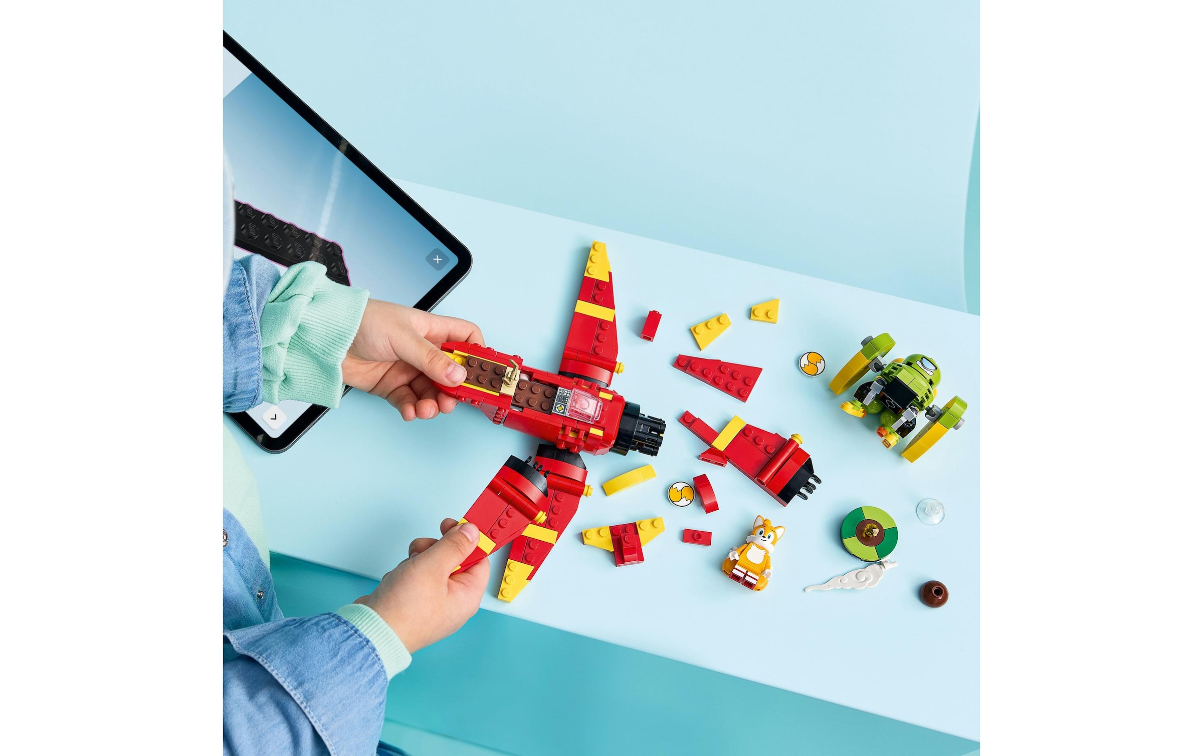 LEGO® Pions de construction »Tails' Tornado-1 (77119), LEGO Sonic« fabriqué en Europe