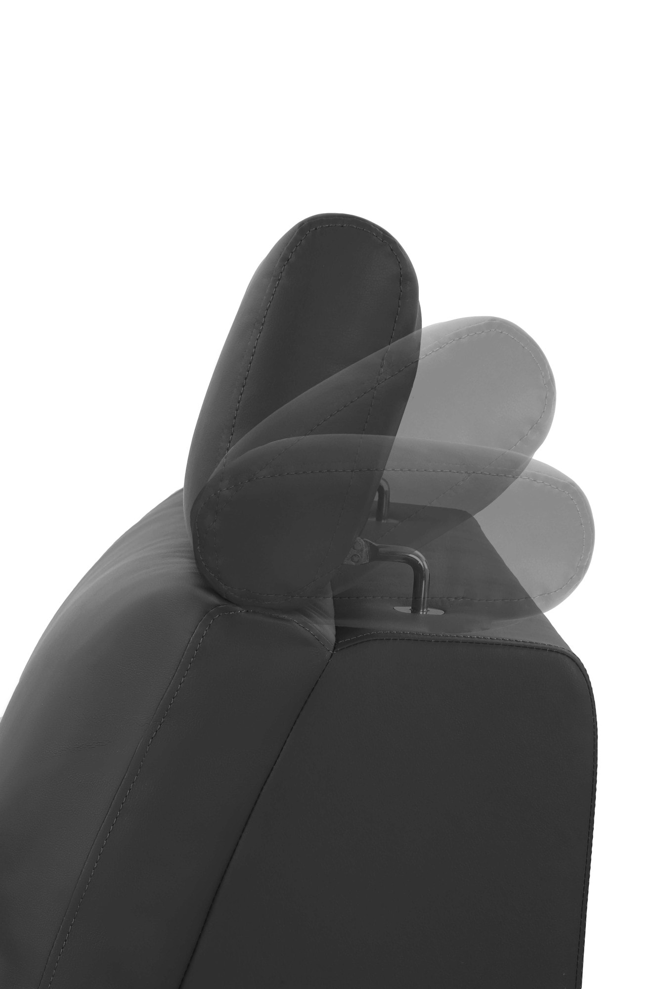 Home affaire Ecksofa »SKAANE Lederoptik, L-Form, 274 cm, manuelle/elektrische Relaxfunktion,« rundes Design, Kopfteilverstellung, Federkernpolsterung