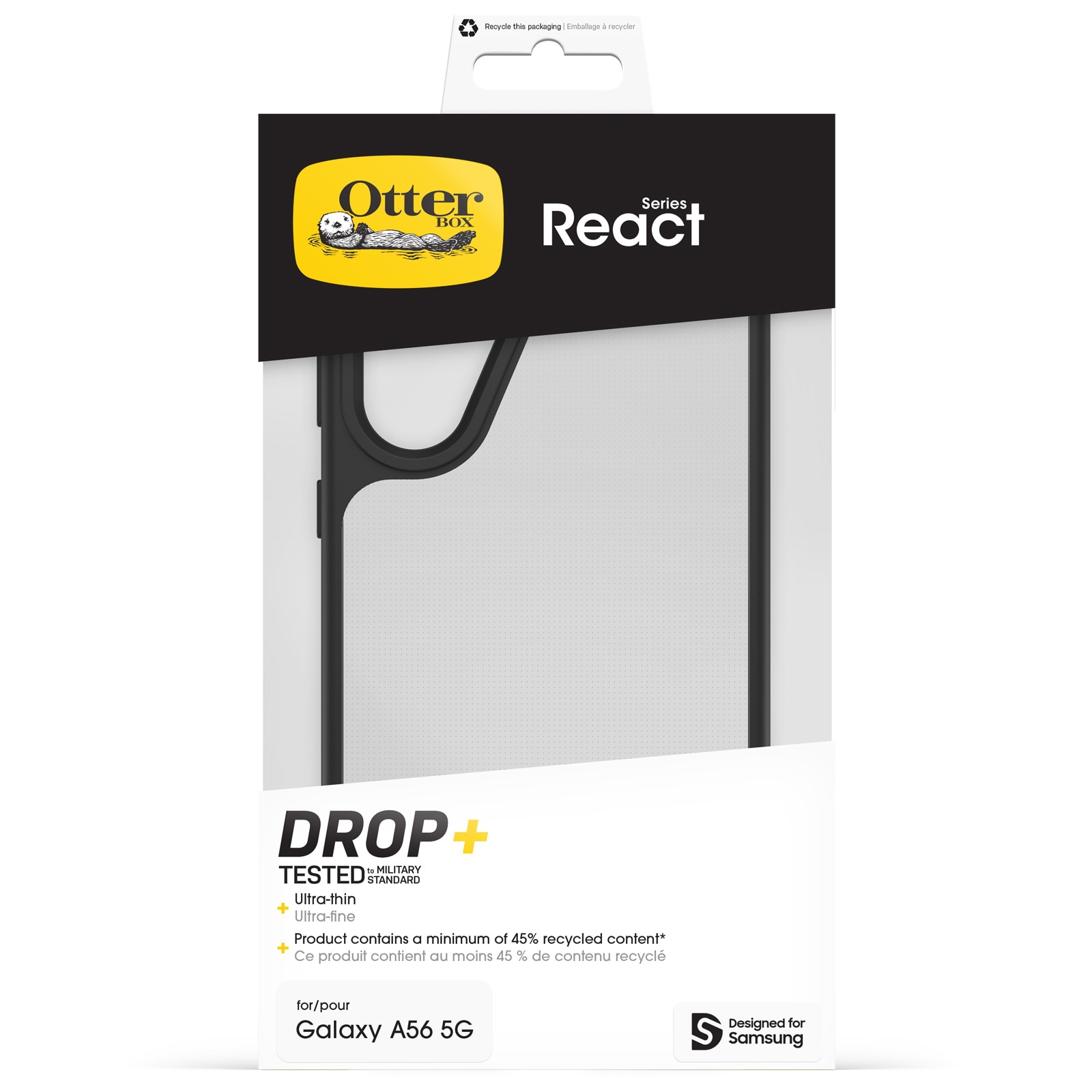 Otterbox Handyhülle »React Series für Samsung Galaxy A56«, Samsung Galaxy A56 5G, Backcover, Schutzhülle, Handyschutzhülle, Case, Schutzcase, stossfest