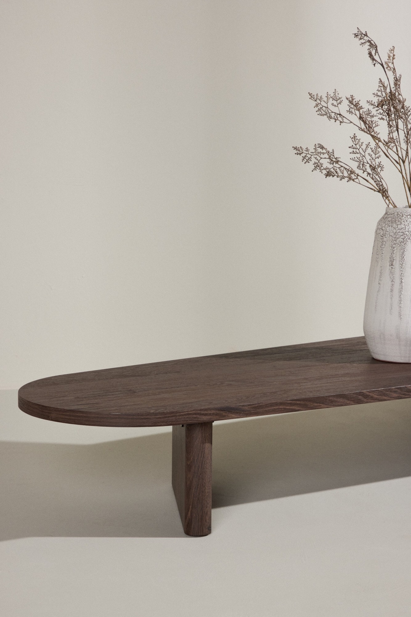 Venture Home Couchtisch »Grönvik, langer schmaler Couchtisch 180 × 55 cm in tiefem Mokka« Sofatisch, MDF, rechteckig, niedrig, langgestreckt, modern