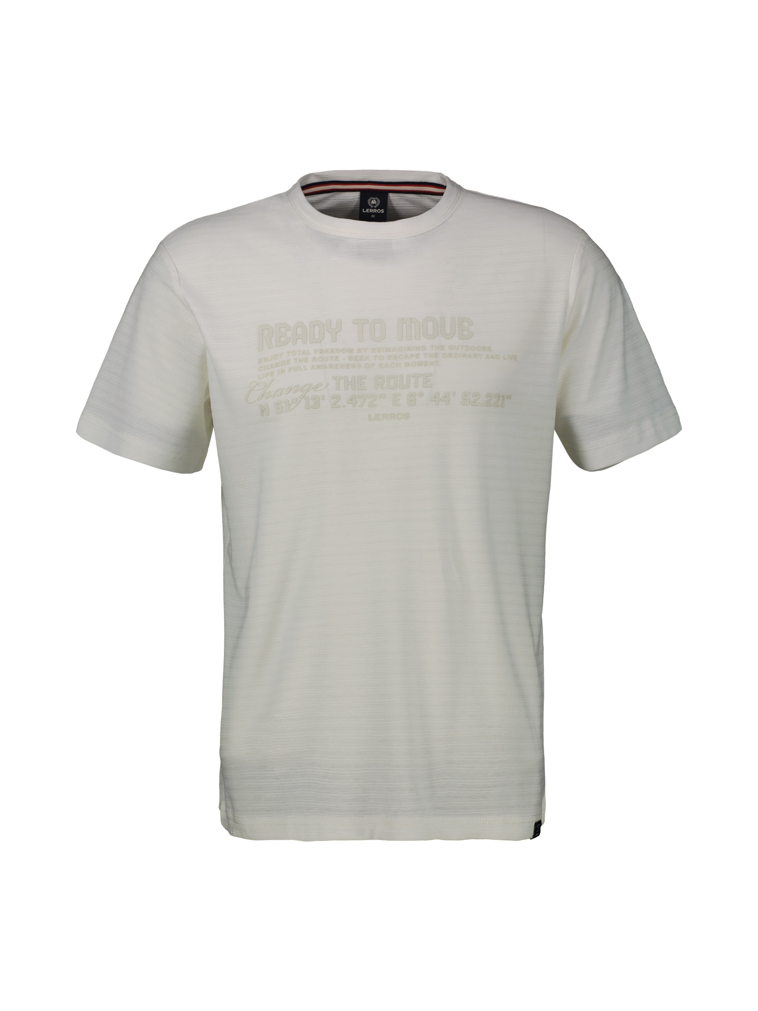 LERROS T-shirt »T-Shirt in Strukturqualität«